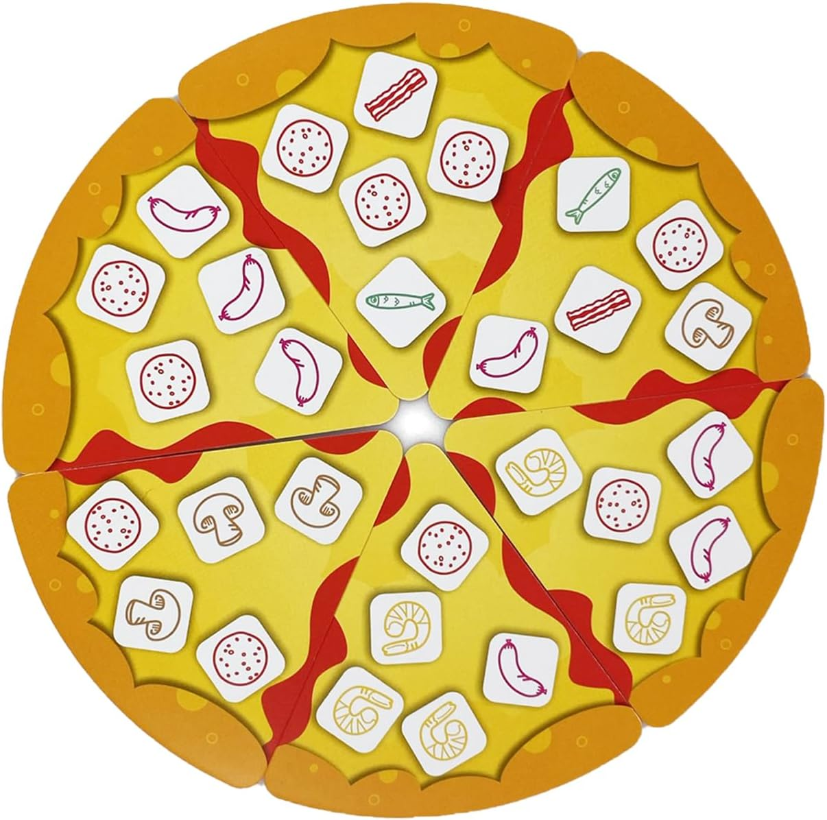 University Games Pizza Party Dice Game