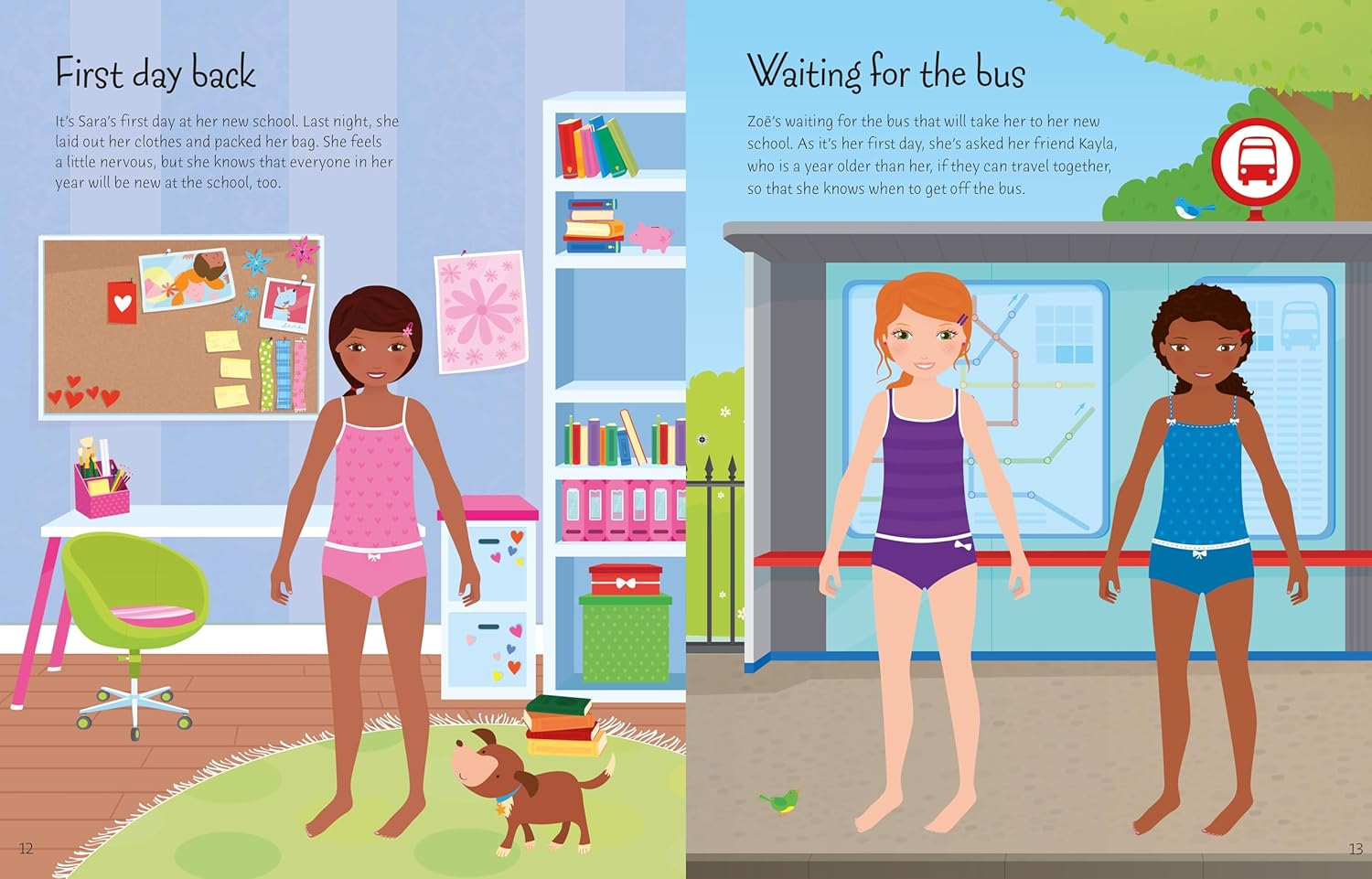 Sticker Dolly Dressing Back to School: a Back to School Book for Children image number 1