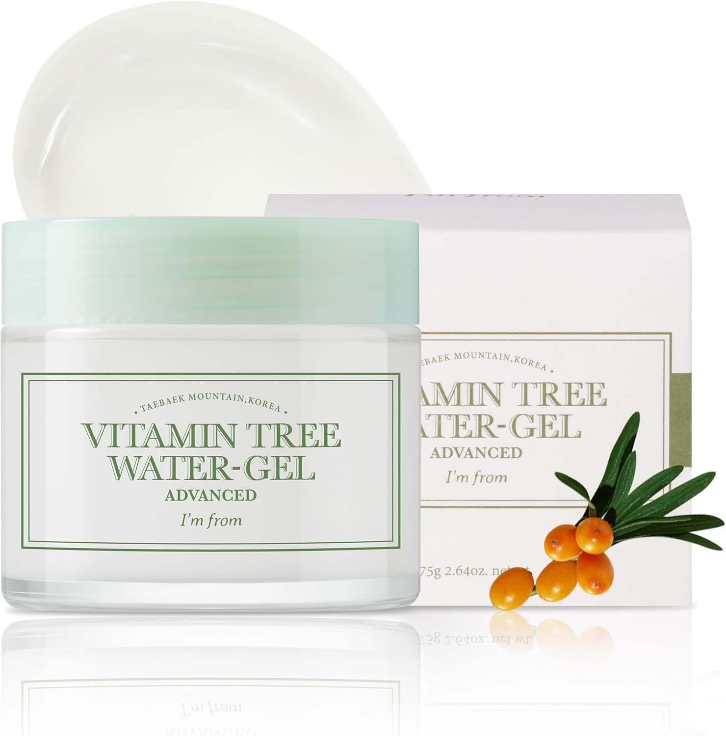 I'M from Vitamin Tree Water Gel Advanced, 75G, Korean Gel Moisturizer, Niacinamide, Panthenol, Vitamin C image number 5