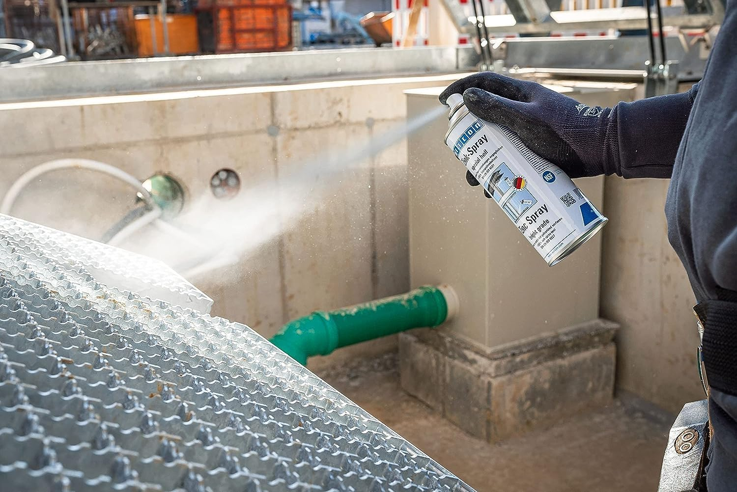 WEICON Zinc Spray Special Light 400 Ml, Rust Protection Paint for Metal Surfaces, Adapted to Fresh Hot-Dip Galvanizing image number 1