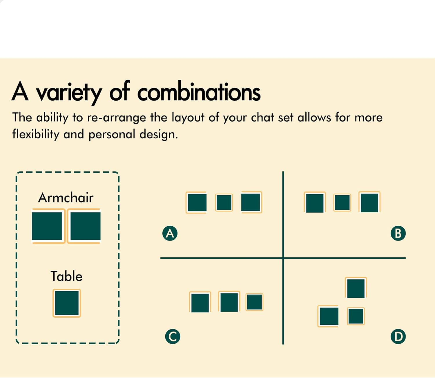 ALFORDSON Outdoor Patio Furniture 3Pcs Conversation Set, Wicker 3 Pieces Lounge Chair & Glass Coffee Table Setting, Steel Frame Garden Rattan Sofa with Cushions, Black image number 5
