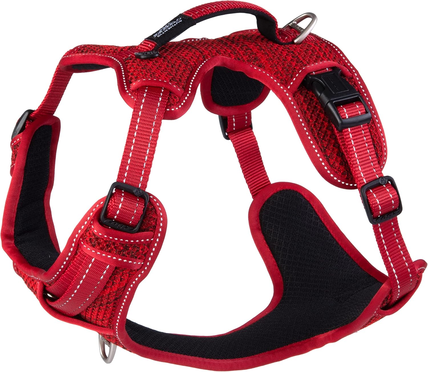 Rogz Handle Padded Control Dog Harness Black Extra Large image number 1