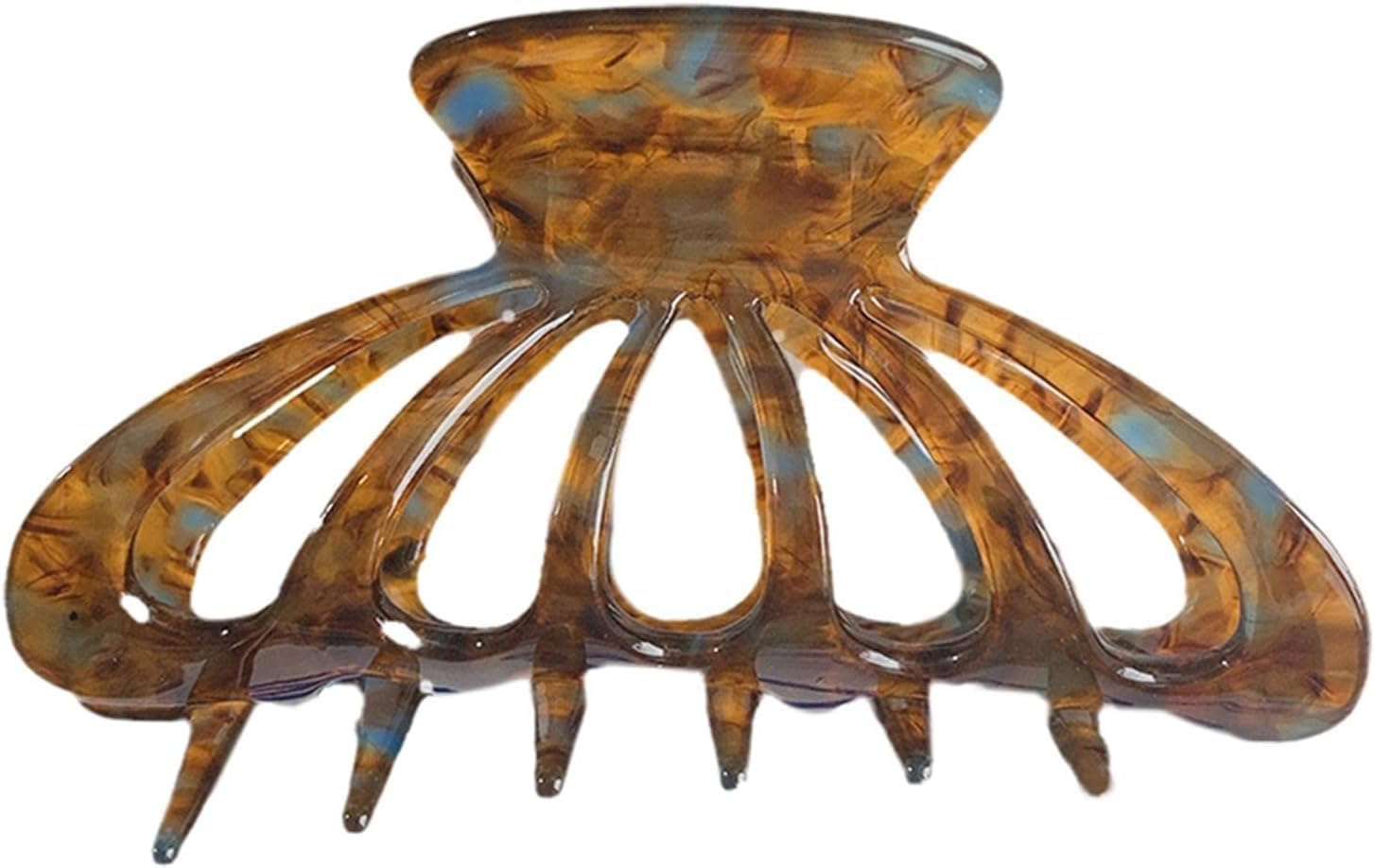 Large Hair Claw Clip for Women Thick Hair Tortoise Shell Cellulose Acetate Strong Claw Hair Hair Jaw Hold for Curly Long image number 2