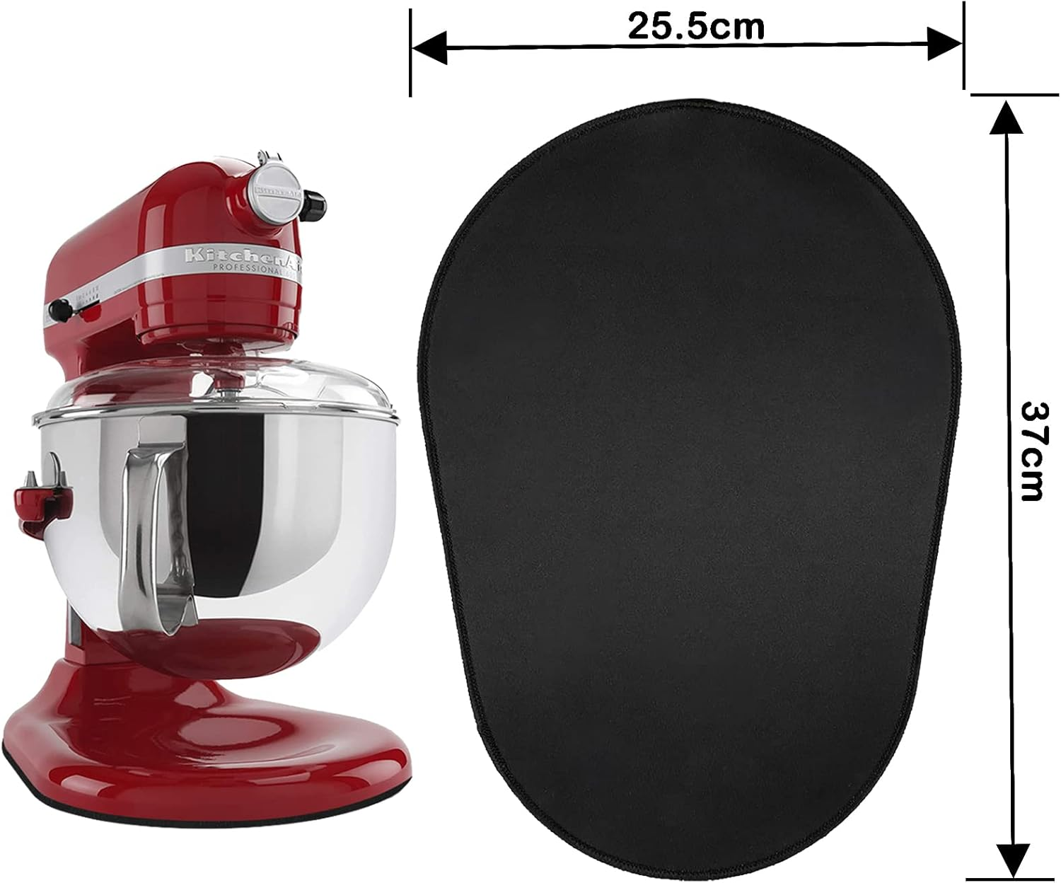 Mixer Mover Sliding Mats for Kitchen Aid Stand Mixer Slider Mat Pad Kitchen Appliance Slide Mats Pads Compatible with Kitchen Aid 5-8QT Professional Bowl-Lift Mixer image number 6