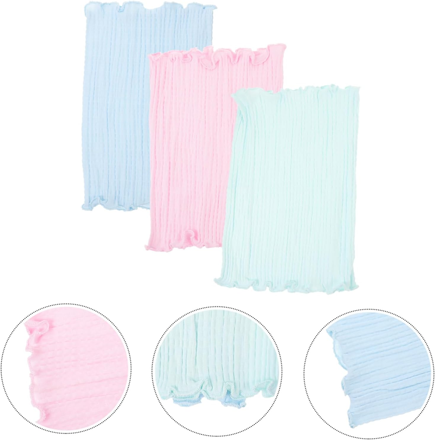 3Pcs Toddler and Infant Bellybands Baby Navel Protective Bands Breathable Elastic Cotton Belly Belt for Newborns Baby Abdominal Wraps Warm Comfort image number 1