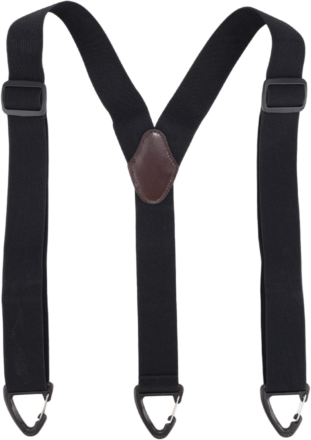 1.5 Inch Y-Back Belt Loop Suspenders, Heavy Duty under Clothing Suspenders with 3 Swivel Hooks Adjustable Elastic Straps for Men & Women