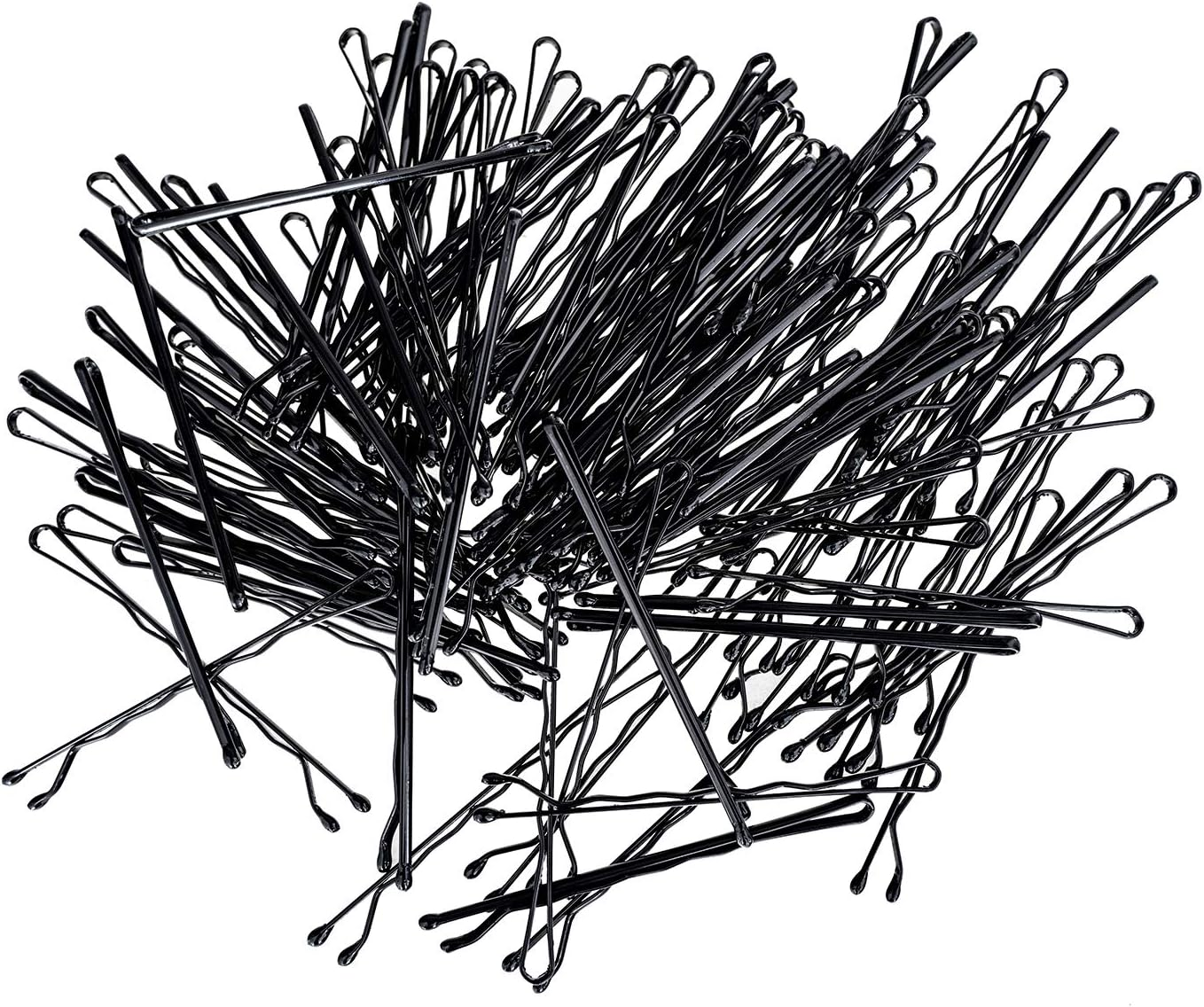 Haarallerliebst Hair Clips (Black, Pack of 50, 5 Cm) with Box for Storage (50; Box Colour: White) image number 4