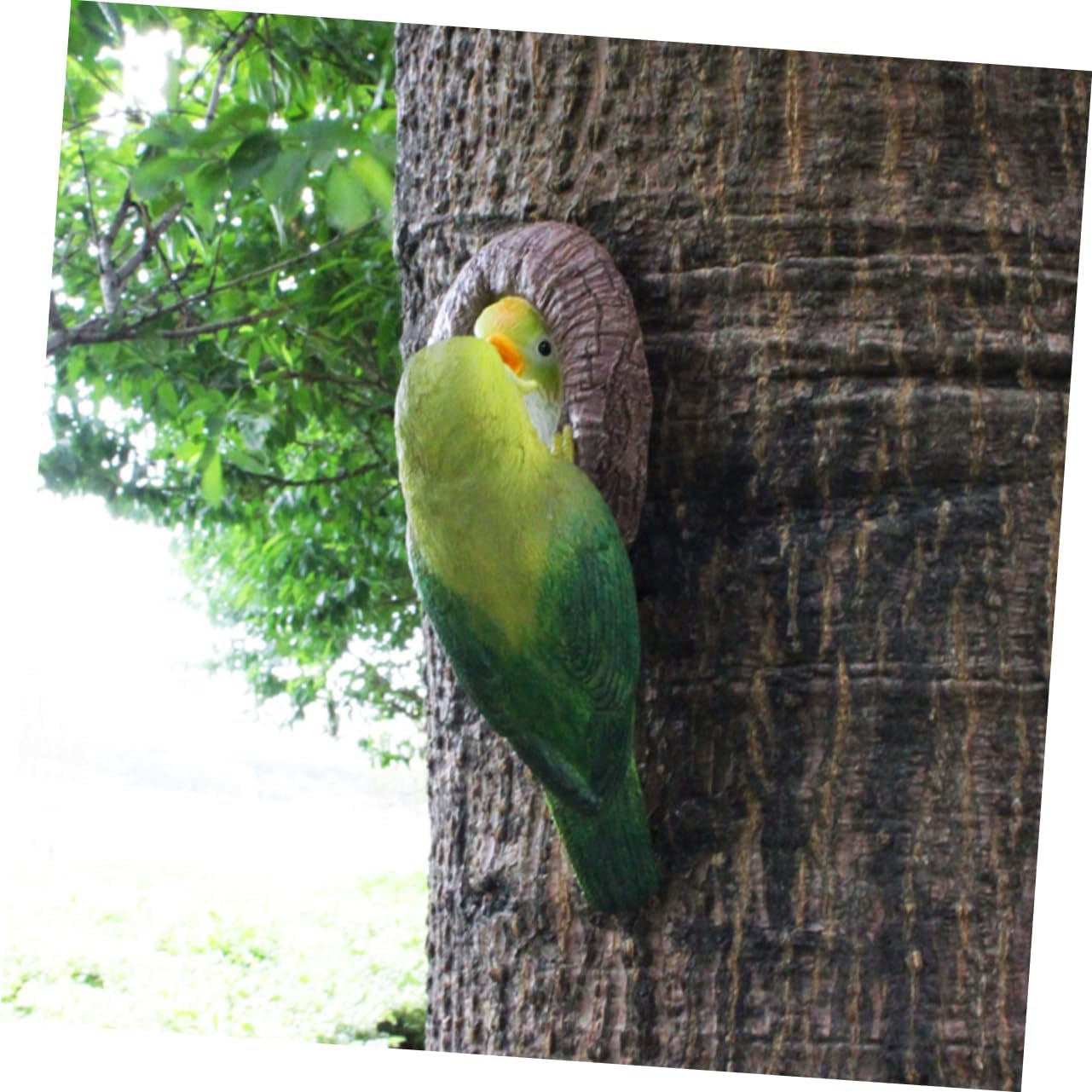 CAXUSD Hanging Bird Statue Pendant for Outdoor Garden Decor Adorable Bird Ornament for Tree Decoration Cute Bird Figure for Courtyard and Garden Accessories image number 6