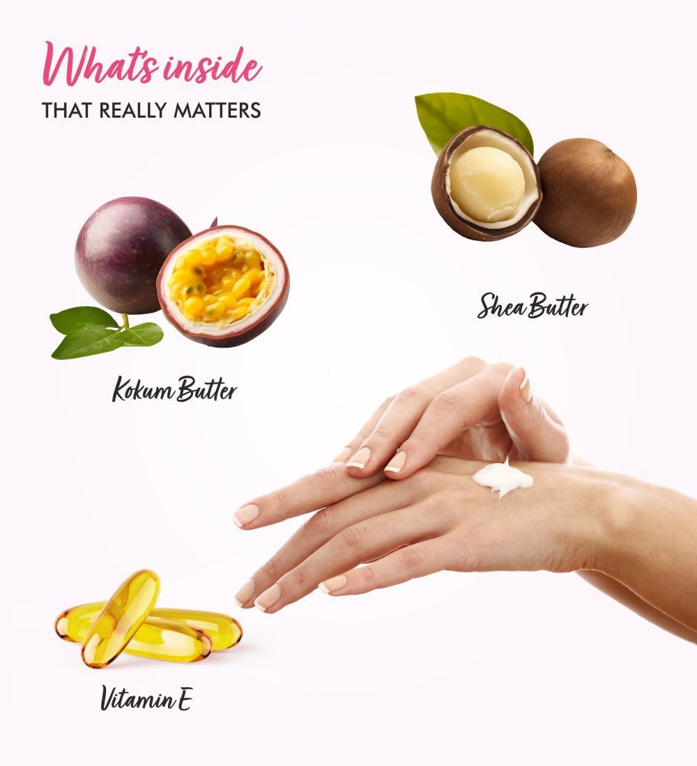 THE LOVE CO. Body Butter for Dry Skin 200Ml - 72 Hour Intense Hydrating Body Butter for Women| Japanese Cherry Blossom| Cocoa Butter Body Lotion | Shea Butter Body Lotion image number 5