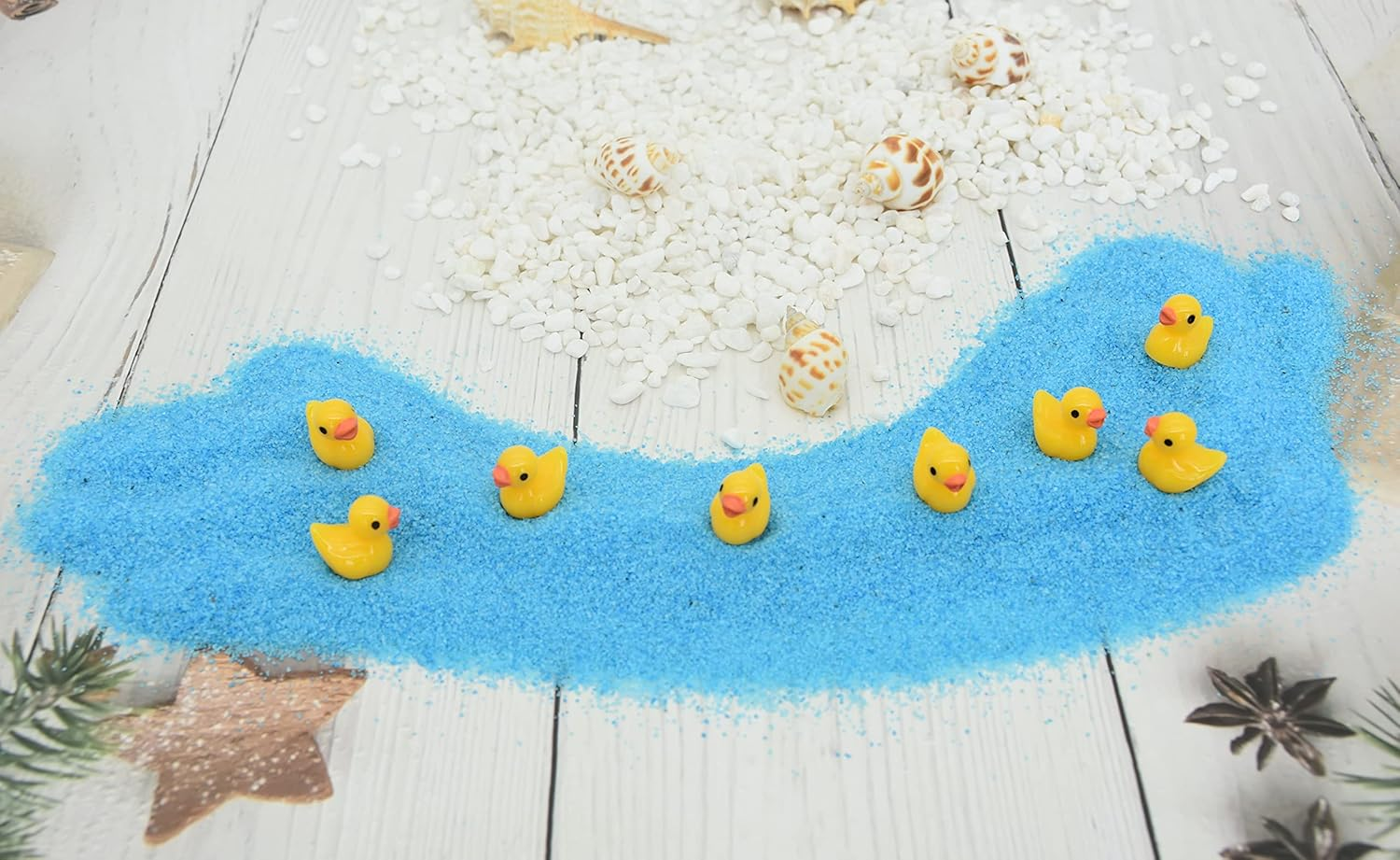 70 Pcs Tiny Duck Slime Charms Little Resin Duck Beads Miniature Ornament for Slime, Dollhouse, Garden Decoration(Mixed Duck) image number 3