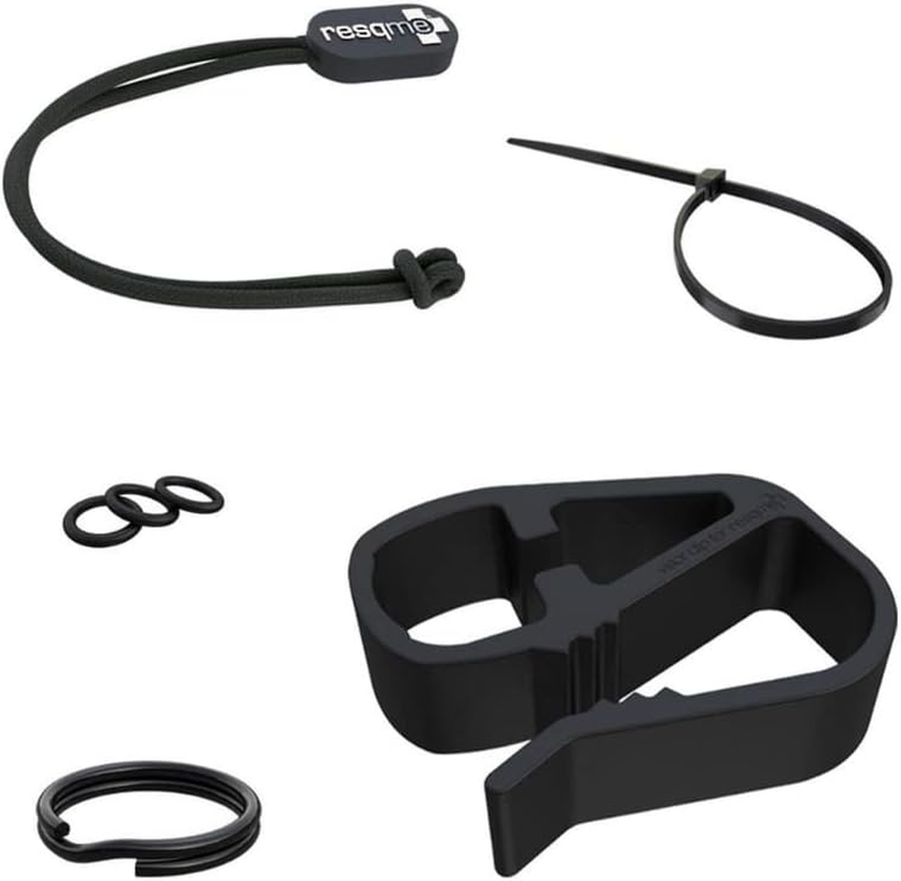 Resqme, Inc. Accessory Pack for Resqme Car Escape Tool with Visor Clip, Lanyard and Cable Tie image number 3