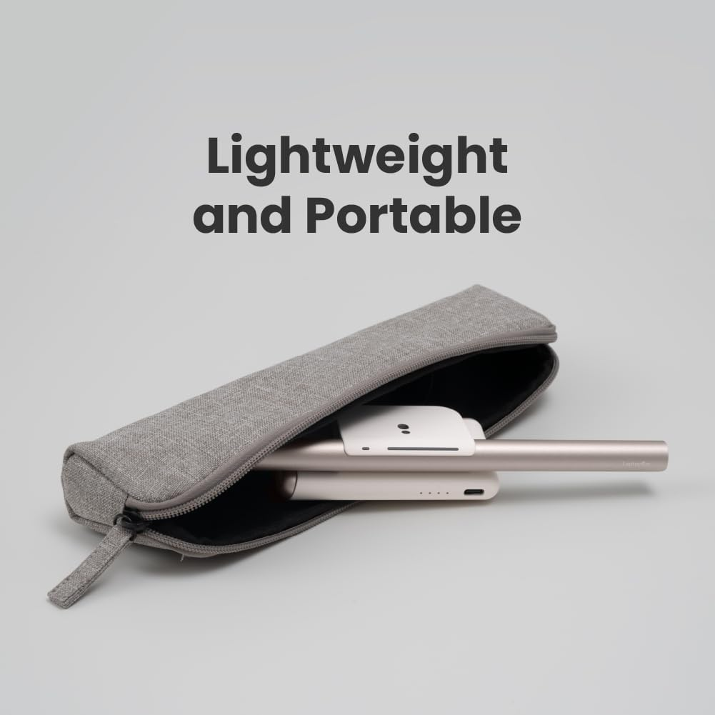 Benq Magnetic Smart Portable Multipurpose Mini Light for Use with Laptop, Ipad, and Music Stand (Black) - White image number 6