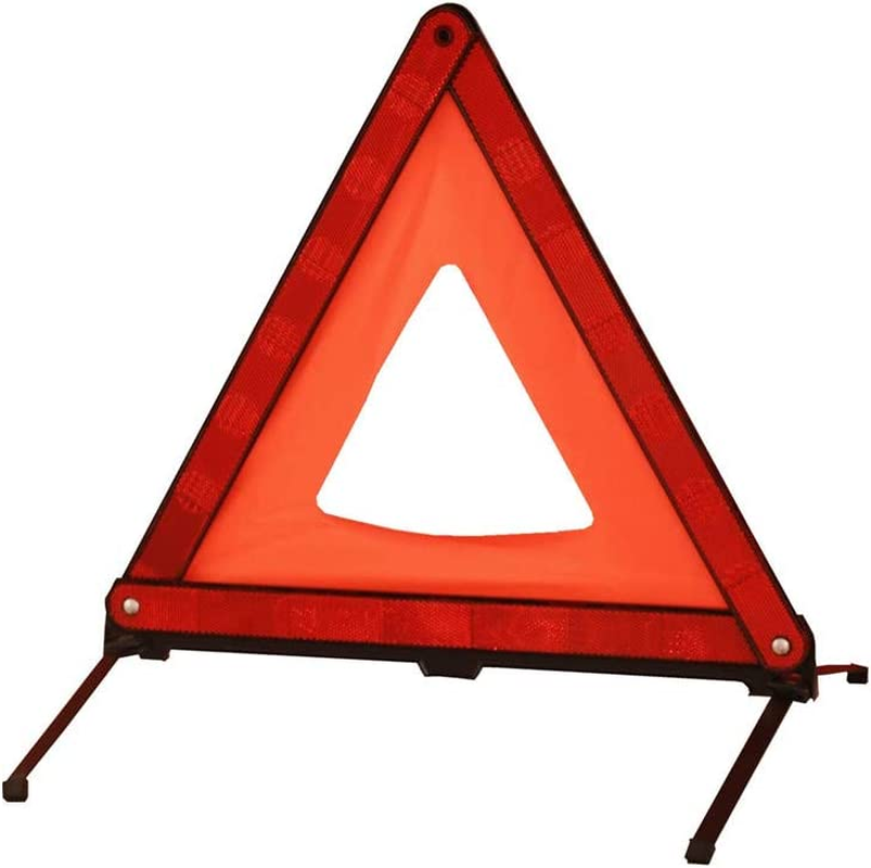 Reflective Triple Triangle Car Warning Sign Roadside Hazard Sign Emergency Breakdown Board, Safety Triangle Warning Kit, Foldable Car Roadside Emergency Kit image number 4