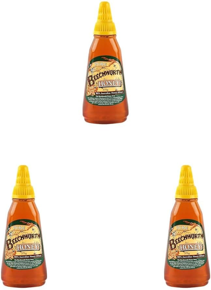 Beechworth Honey Pure 100% Australian Honey Twist & Squeeze 375G image number 1