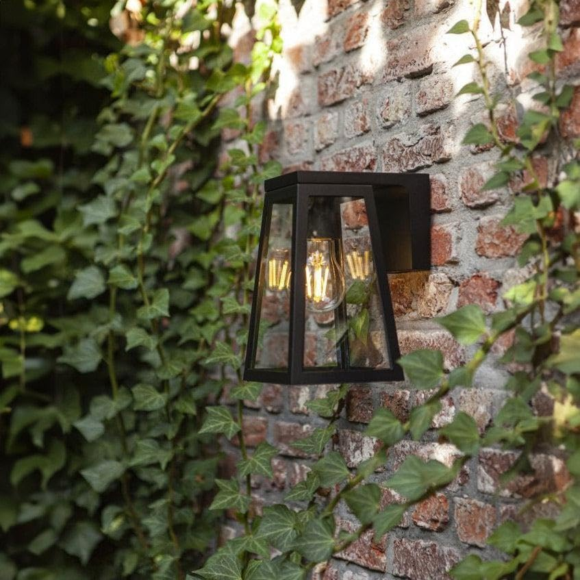 Solar LED Coach Wall Light, 140Mm X 164Mm X 207Mm, Matte Black Aluminium, IP54 Weather Resistant image number 3