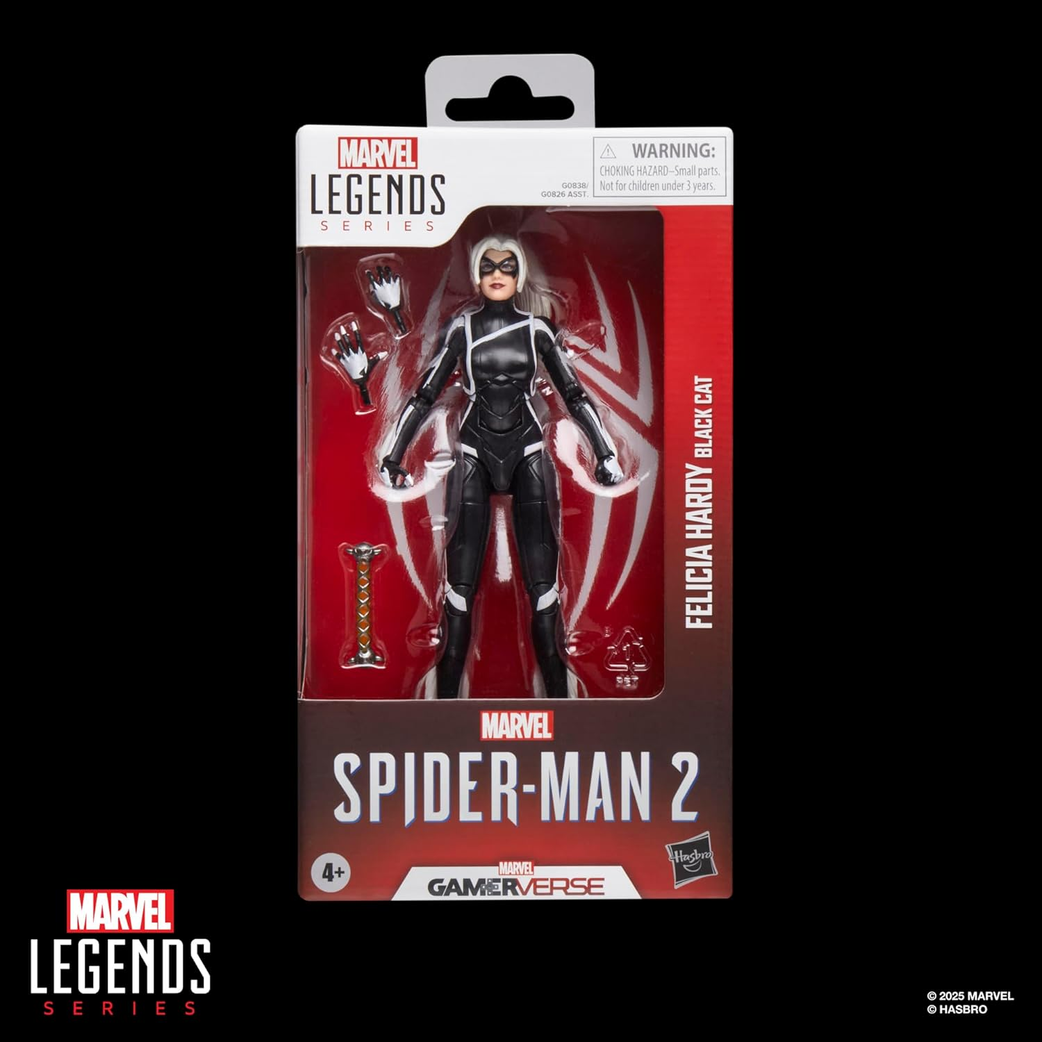 Marvel Legends Series Gamerverse Black Cat Felicia Hardy, Spider-Man 2 Video Game -Inspired Collectible 6 Inch Action Figure image number 1