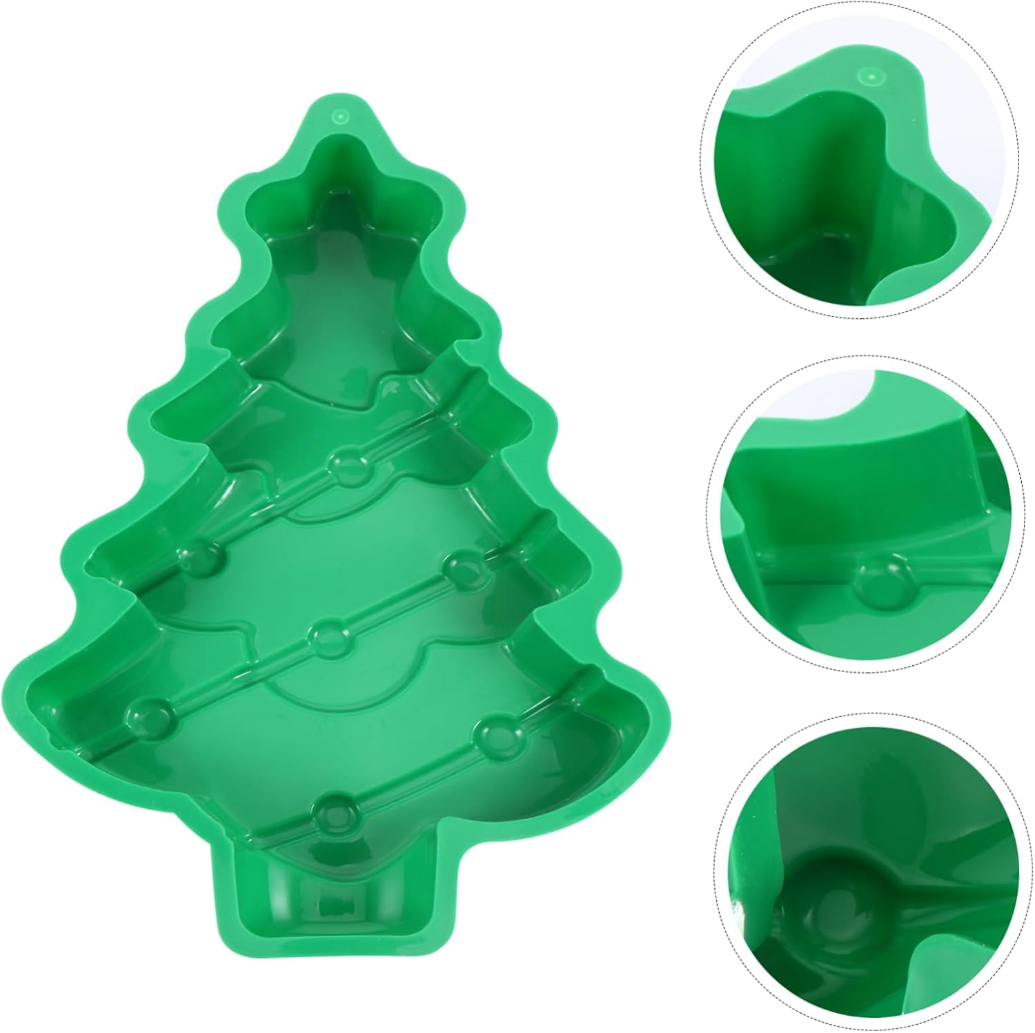 2Pcs Silicone Cake Baking Pan Trays for Oven Cartoon Design Baking Tool Food-Grade Material Easy Clean Store Random Color image number 6