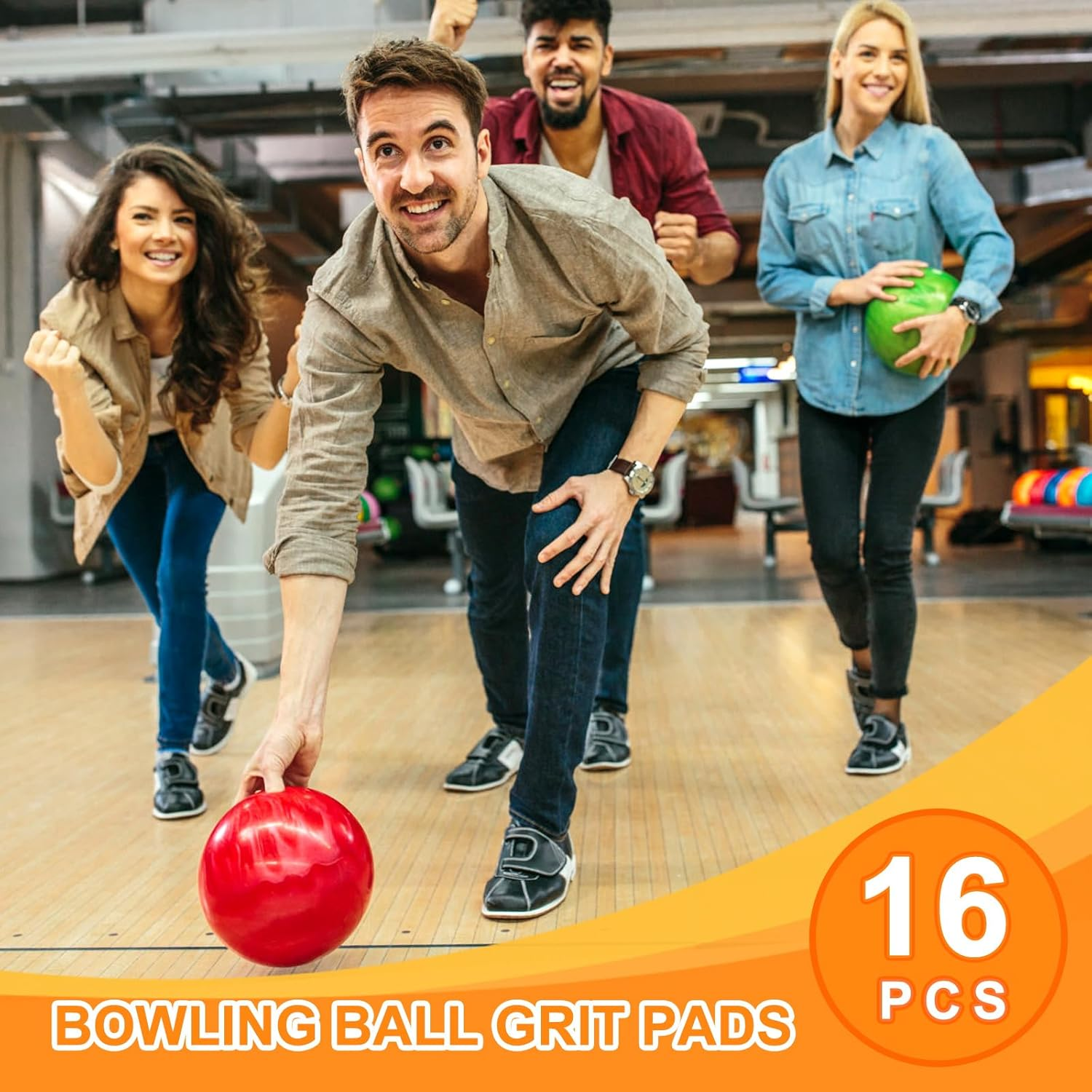 17PCS Bowling Ball Sanding Pads with 10"X8" Bowling Towels, Bowling Accessories Kit Include P180,P400,P500-P600,P800-P1000,P1200-P1500,P2000,P2500,P3000 Bowling Ball Grit Cleaning Pads(16+1) image number 6