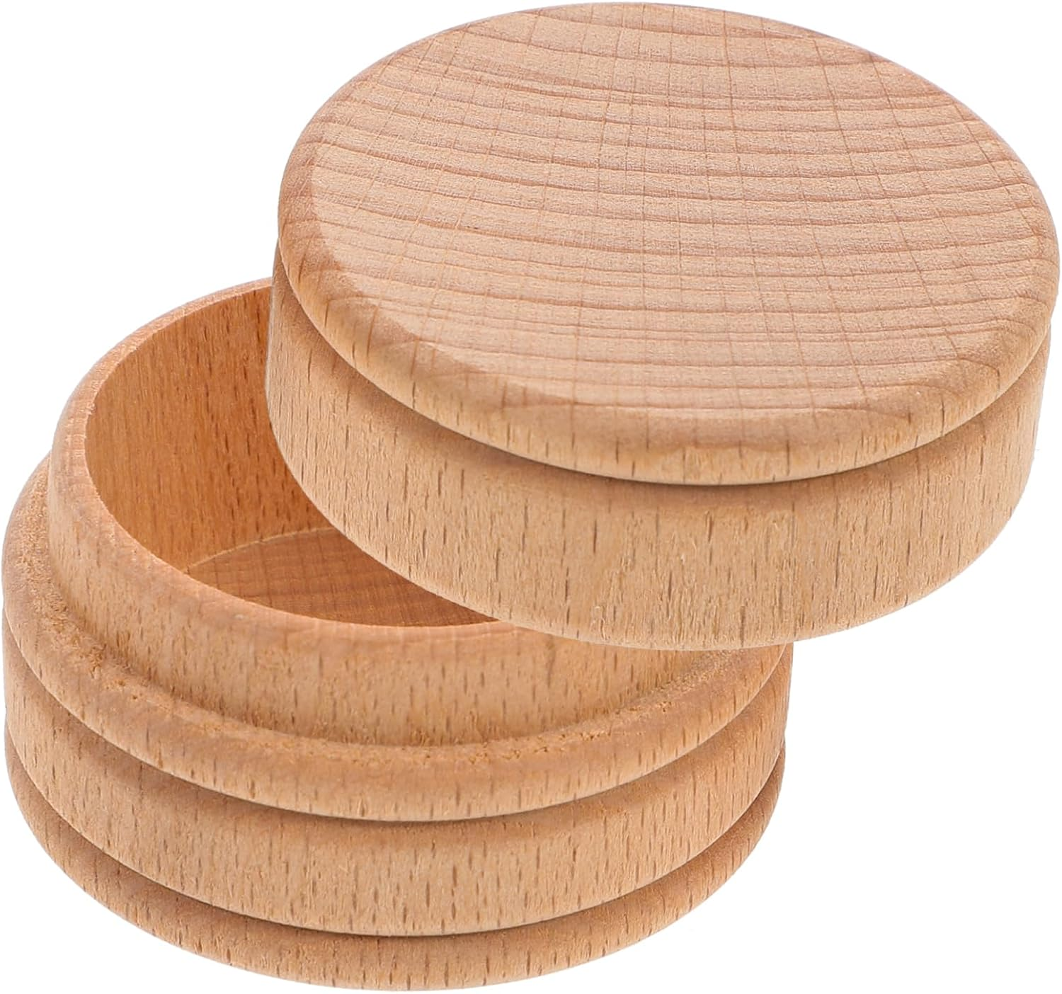 Tooth Keepsake Box Wooden Teeth Storage Organizer Fetal Hair Adorable Design Construction Great Sealing for Memory Preservation Newborn image number 1