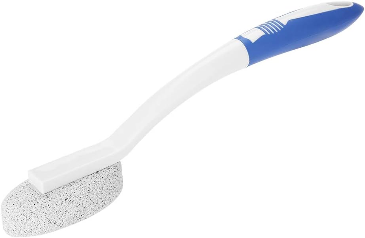 Foot Brush, Long Handle Foot Pumice Stone Brush, Foot File, Foot Care Whetstone for Removing Dead Hau Pumice Stone Foot Massage Cleaner for Foot Care and Pedicure image number 6