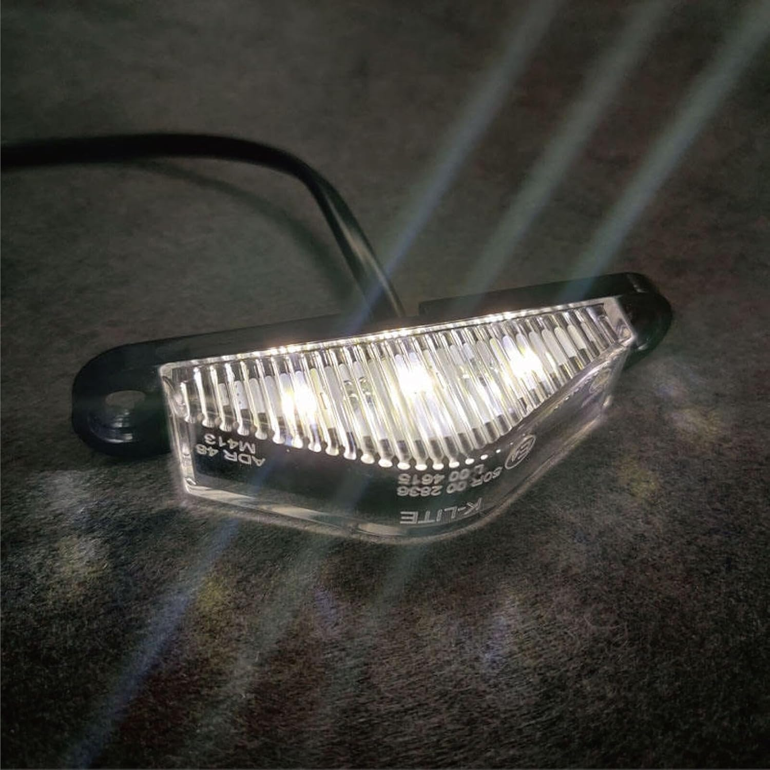 Tootoo 2Pcs LED License Number Plate Light Lamp Truck Caravan Trailer Boat UTE 10-30V image number 4