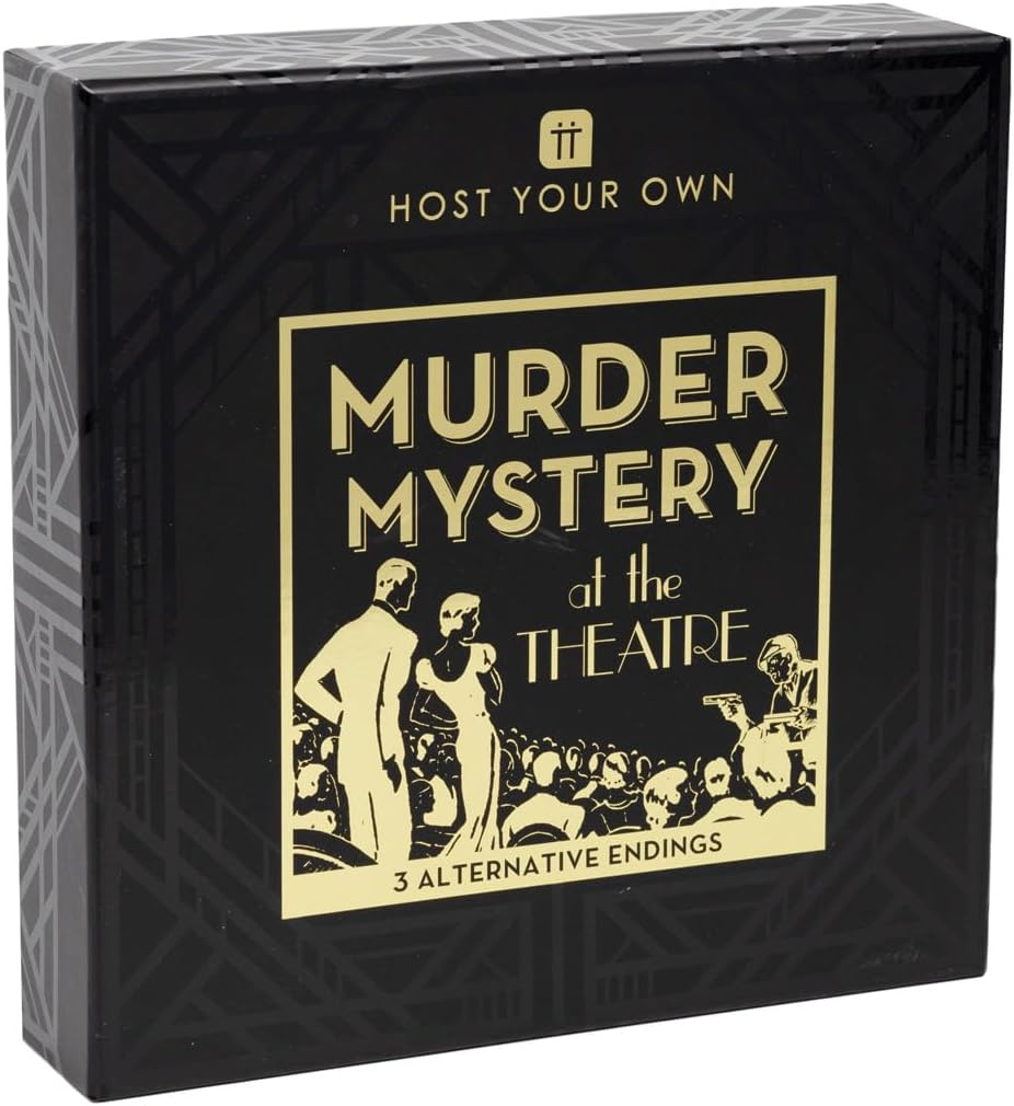 Reusable Murder Mystery Game for Adults, Host Your Own Games Night at Home, 1920S Theatre Theme, 3 Alternative Endings Fancy Dress up Fun after Dinner Party, Christmas, Gift image number 6