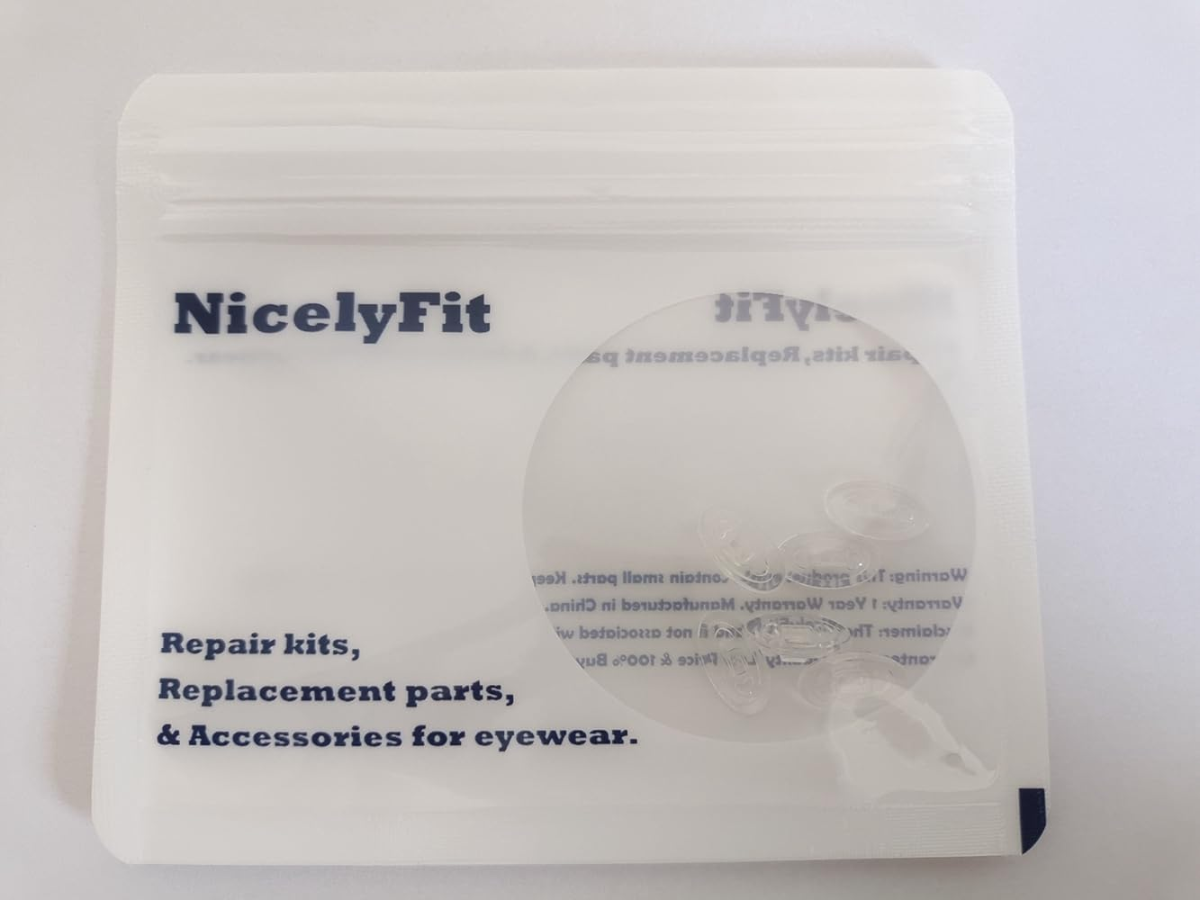 Nicelyfit Clear Silicon Rubber Nose Pads for Oakley Glass Frames OX5079 OX5038 OX5066 OX5088 OX3102 OX5040 OX5042 Etc. image number 5