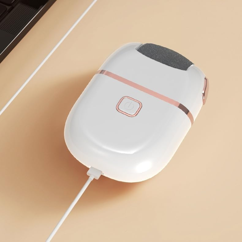 Electric Callus Remover, Electric Foot Grinder with 2 Replacement Rollers and 2 Speeds Callus Rasp Rollers, Electric Foot Polishing Machine for Pedicure, Foot Care image number 5