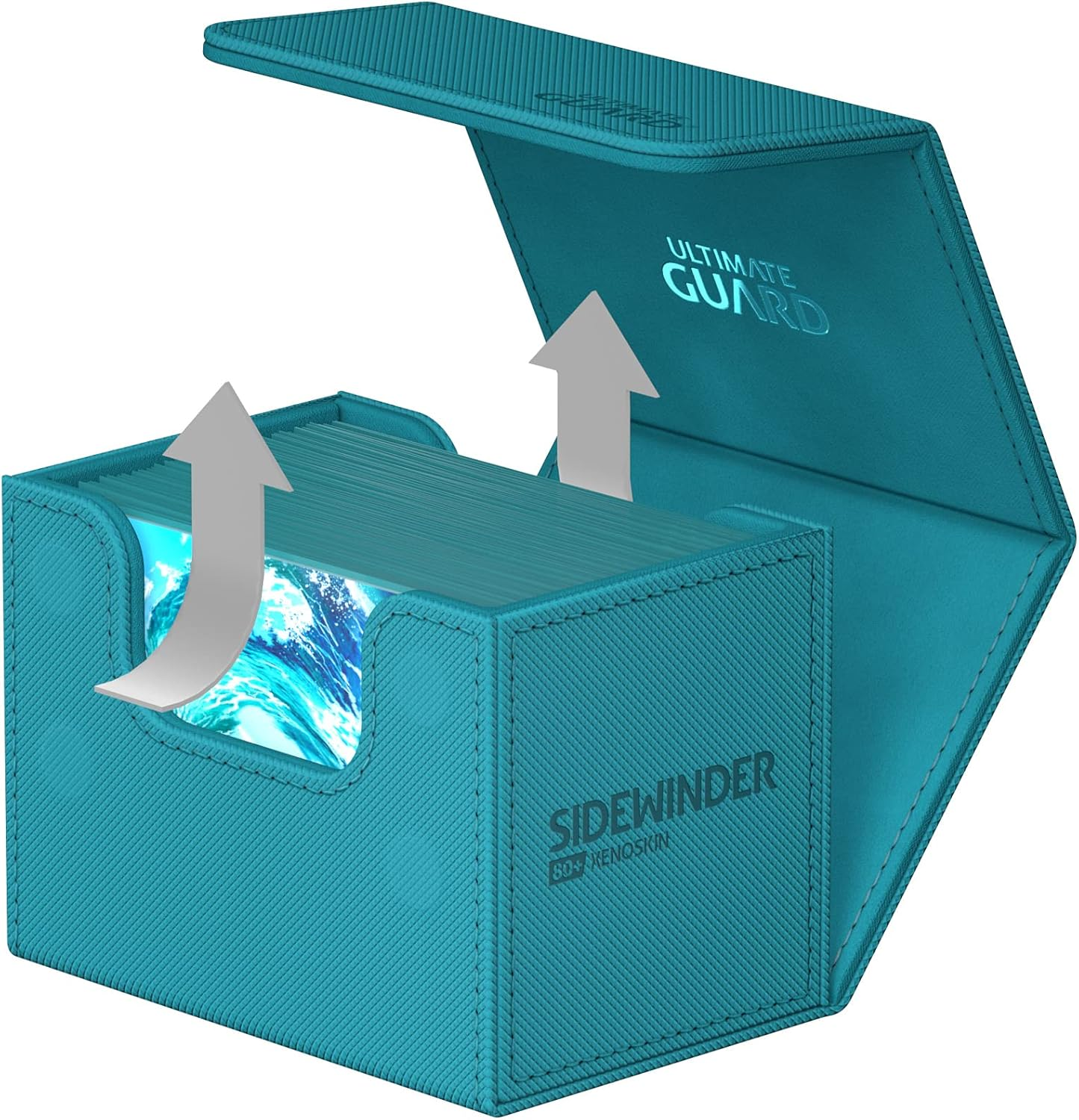Ultimate Guard Sidewinder 80+ Xenoskin Monocolor Deck Box image number 4