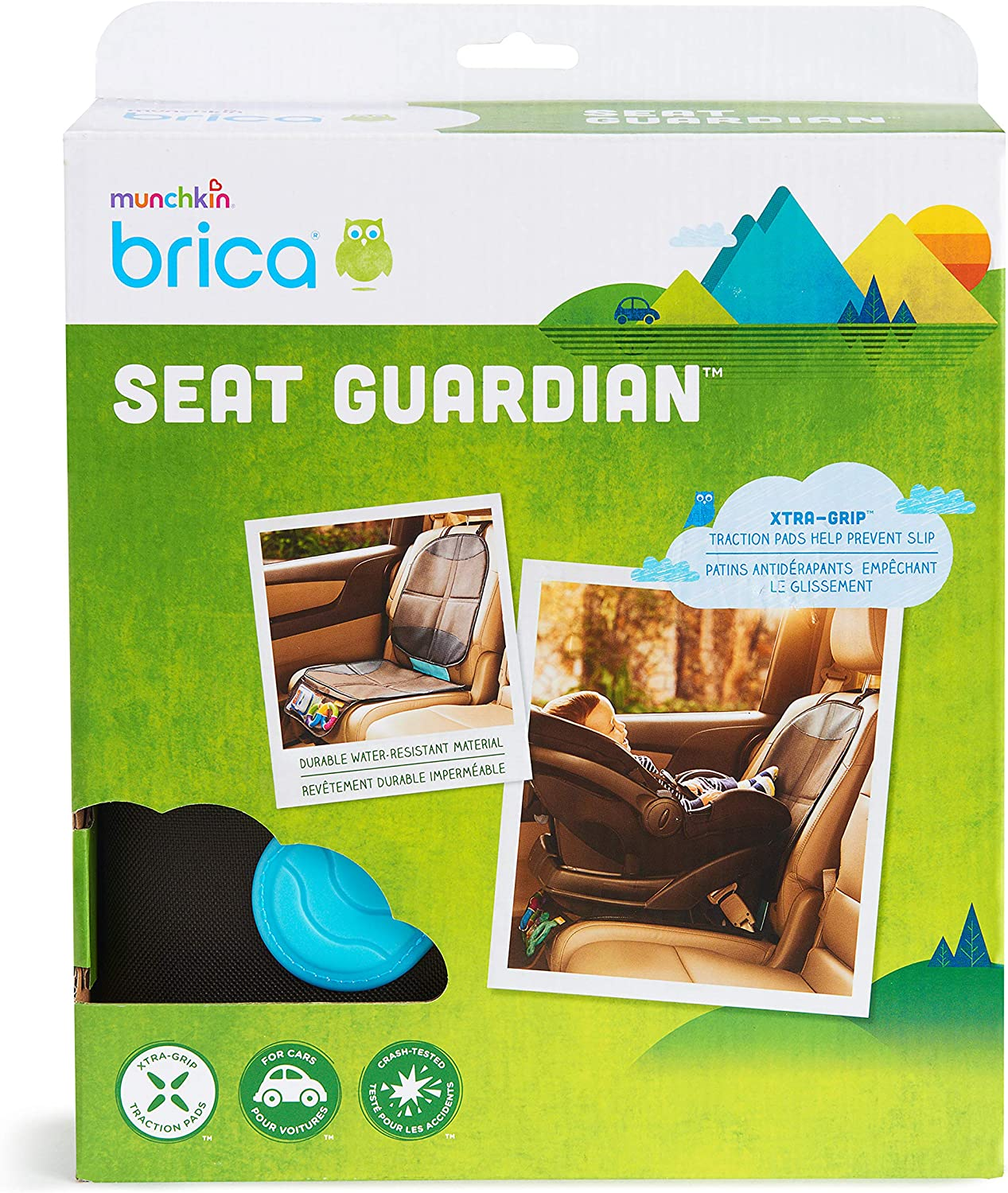 Brica Seat Guardian with Xtra-Grip Traction Pads, Grey image number 1
