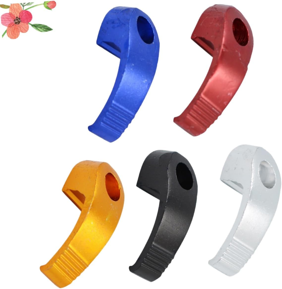 CHILDWEET 5Pcs Helmet Hook Motorcycle Hook Wall-Mounted Holder for Helmet Accessories image number 3