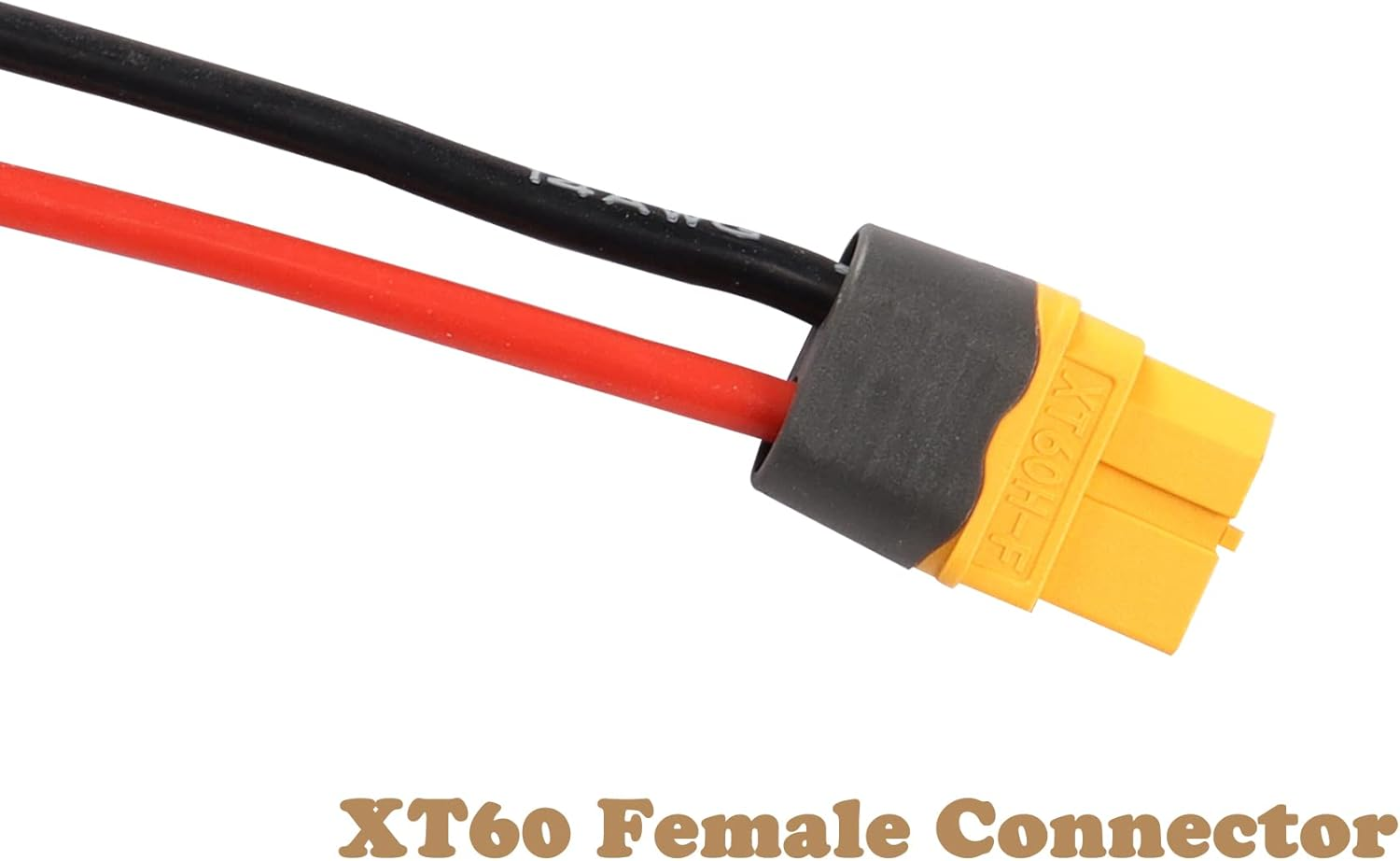MEIRIYFA XT60 Female to Alligator Clips Cable, XT60 Connector Cable with Battery Clips Battery Clamp for Power Station - 53Cm image number 3