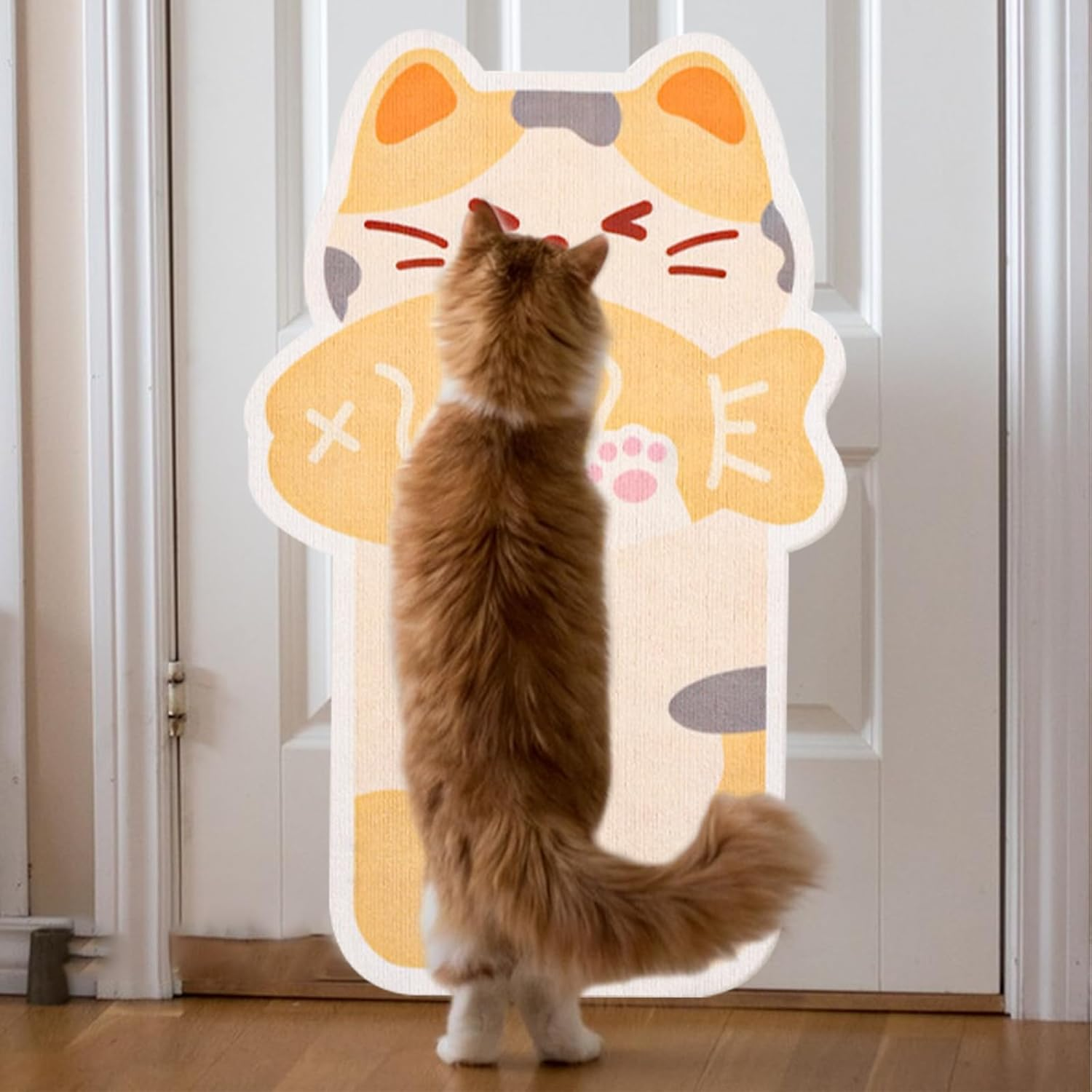 ARONRAVE Cat Scratching Mat, Adorable Kitten Design image number 1