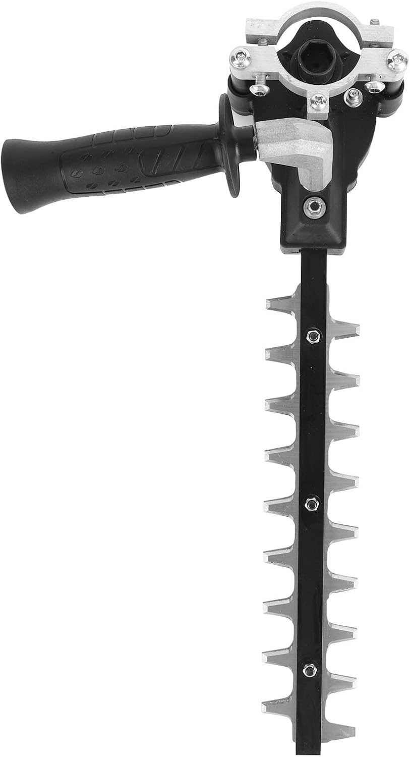 Hedge Trimmer Attachment, 9 Teeth Blade Hedge Trimmer Attachment Angle Grinder Outdoor Lawn Care Power Equipment Hedge Trimmer Working Head