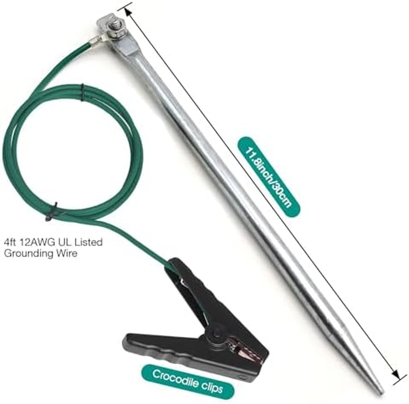 Portable Ground Rod Solid Pin-Type Design Galvanized Grounding Rod