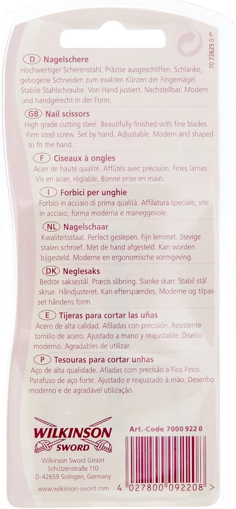 Wilkinson Sword Nail Scissors