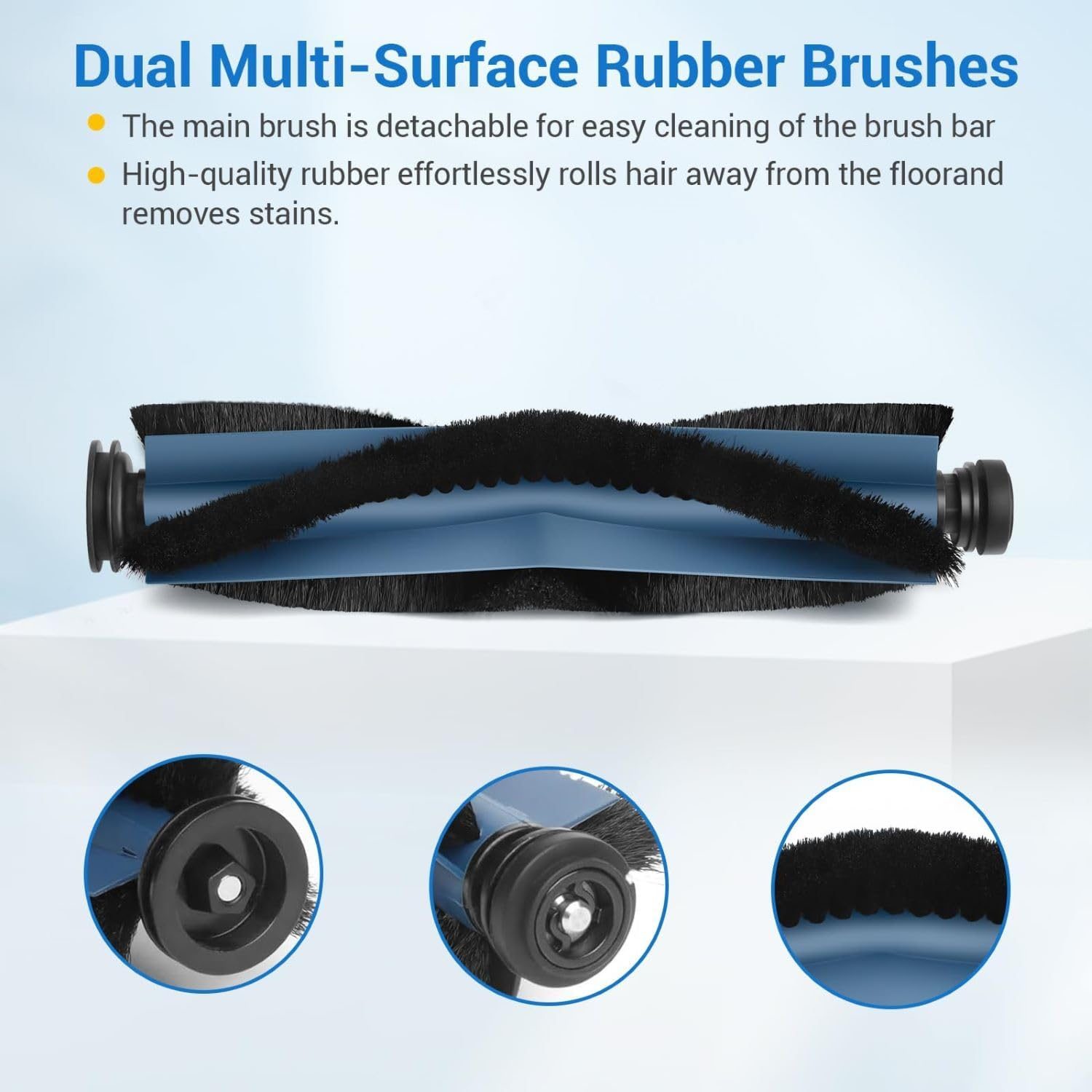 Compatible with Eufy X10 Pro Omni Robot Vacuum Replacement Kit, 21 Pieces, Includes HEPA Filters, Brushes, Mop Pads and Accessories image number 2