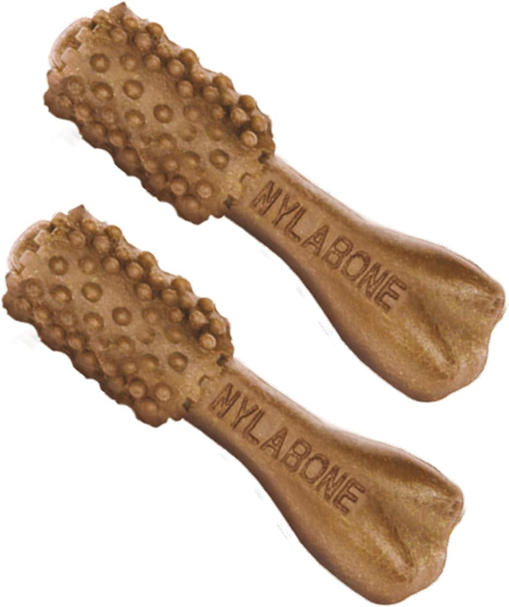 Nylabone Nutri Dent Filet Mignon Flavored Dog Dental Chews Mini (160 Count) image number 6