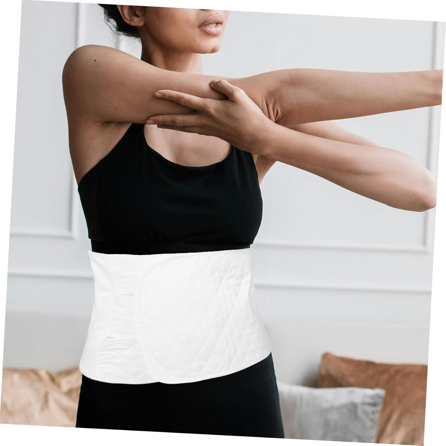 GALPADA Pregnancy Waist Bands Comfortable and Adjustable Maternity Belly Support Belts Ideal for Surgery Recovery Waist Shaping image number 2