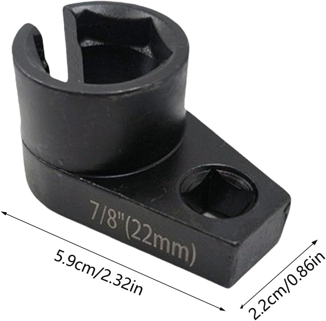 Oxygen Sensor Socket,Auto Oxygen Sensor Removal Tool | Non-Slip Maintenance Accessory for Mechanics, Engine, Car, Automotive - Square Mouth image number 4