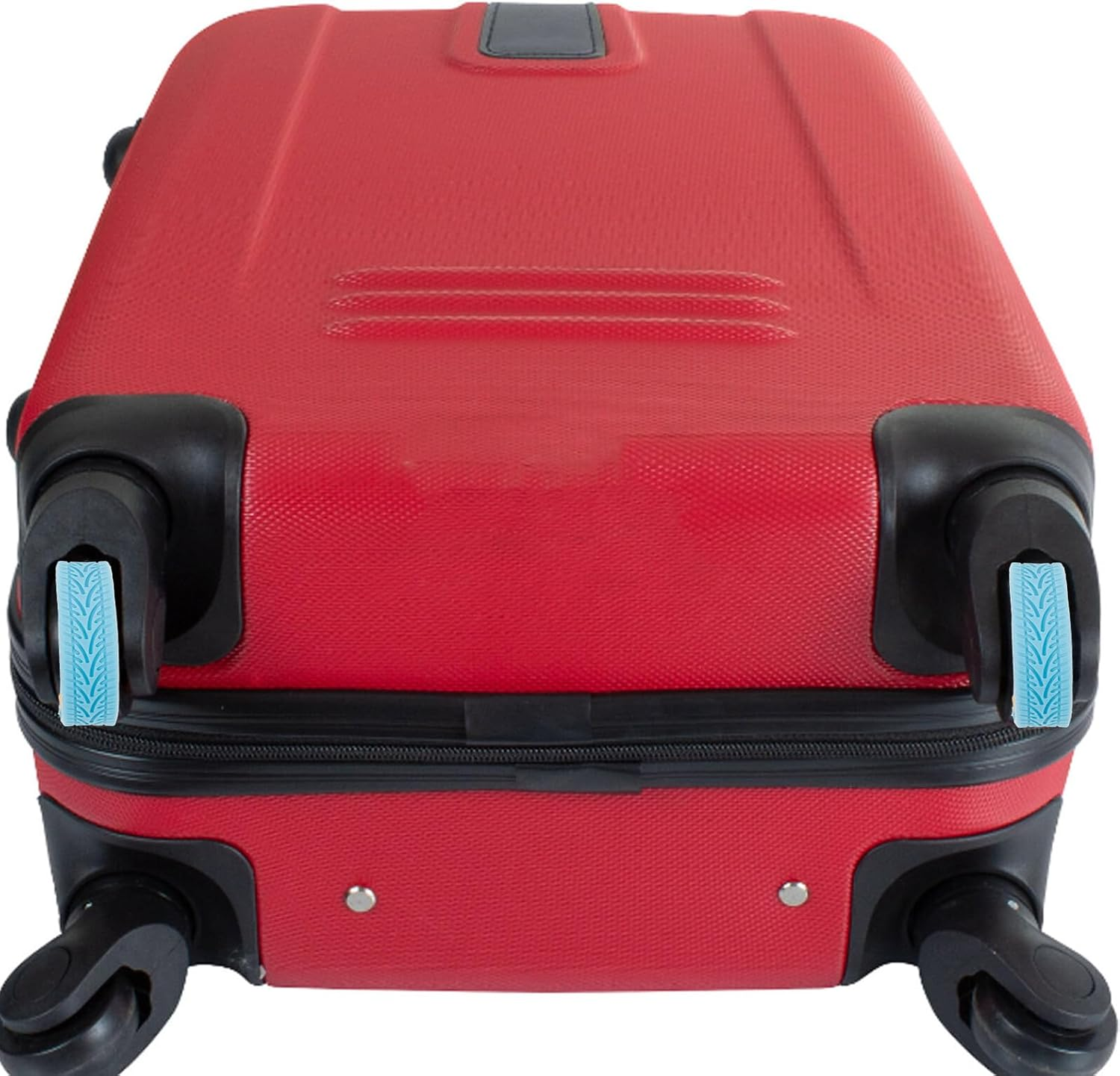 HANABASS Silicone Suitcase Wheel Protectors Luggage Feet Socks Noise-Reducing Shock-Absorbing Sturdy Travel Accessory for Hardwood Floors and Smooth Surfaces, Silent Caster Covers for Luggage Wheels image number 4