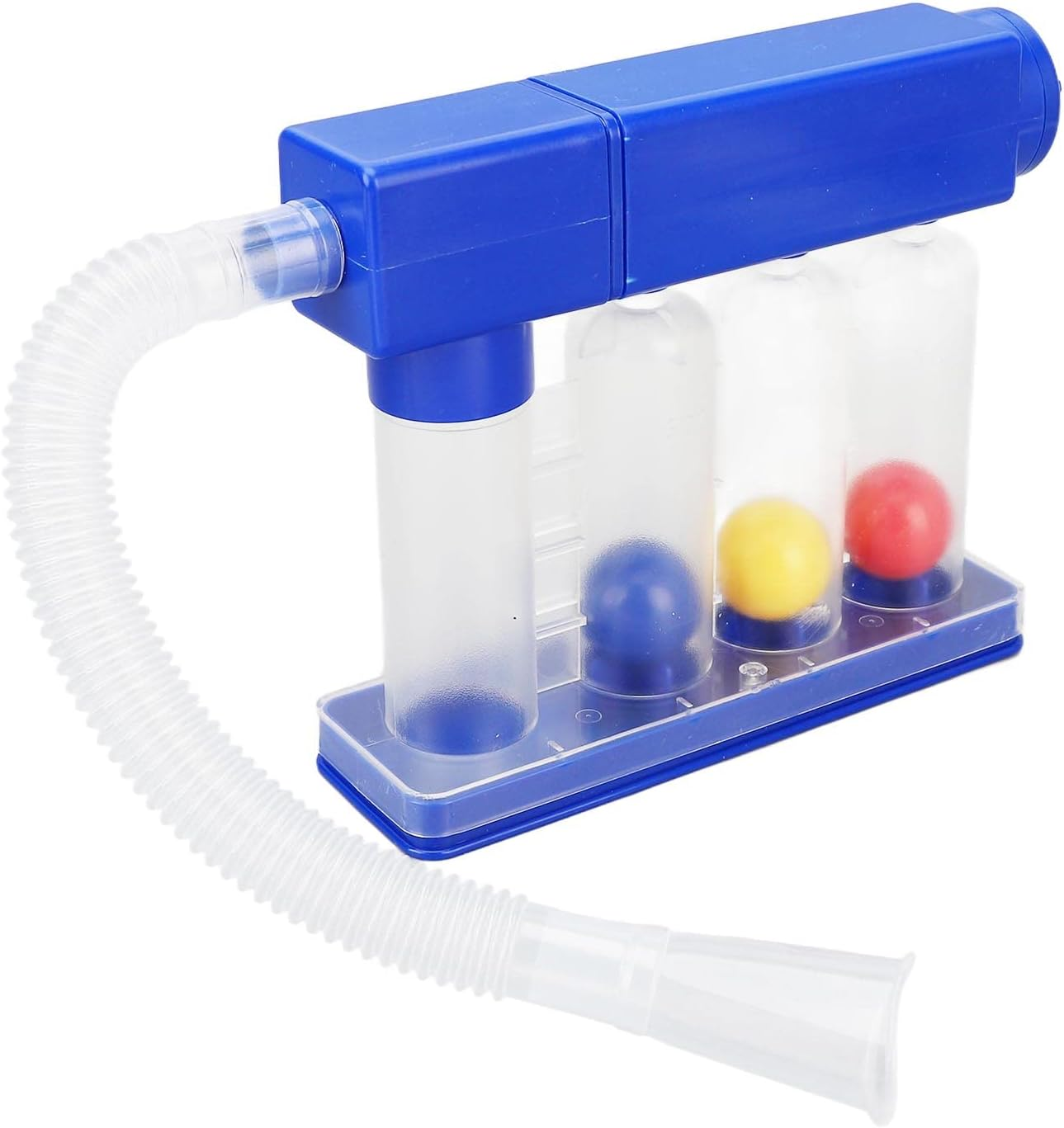 Breathing Lung Exerciser, 3 Color Coded Balls, 600Cc to 1200Cc Breath Measurement System, Deep Breathing Exercise for Lung Recovery, Deep Breathin Training for Most People