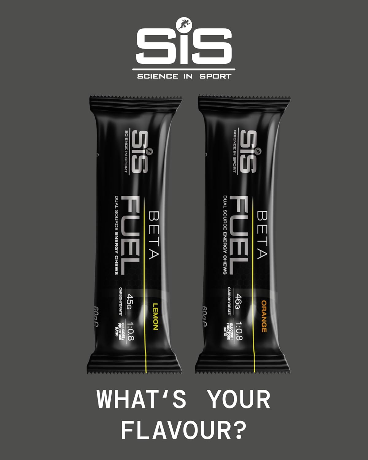 SIS Beta Fuel Dual Source Energy Chews - Vegan, High Energy Bar for Runners, Cyclists & Athletes Supports On-The-Go Endurance - Lemon Flavour, 60G, Pack of 6 image number 6