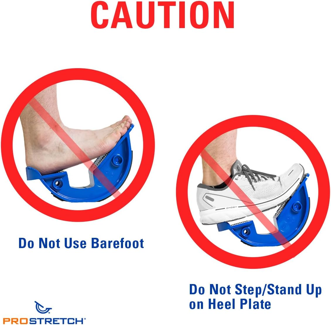 Prostretch "Blue" - the Original Calf Stretcher & Foot Rocker for Plantar Fasciitis, Achilles Tendonitis & Tight Calf Pain (Slip Resistant Bottom) image number 3