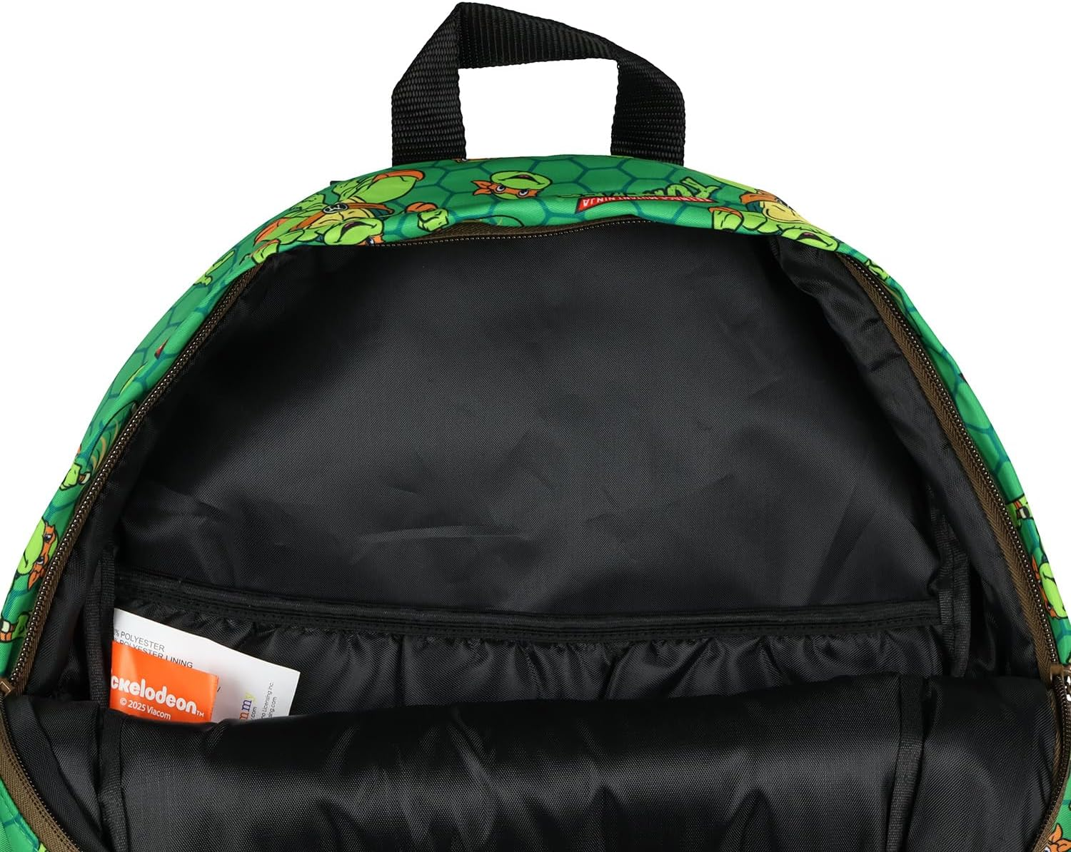 TMNT Backpack Nickelodeon Teenage Mutant Ninja Turtles Mayhem Character Kids School Bookbag, Orange, One Size, Classic - Orange image number 2