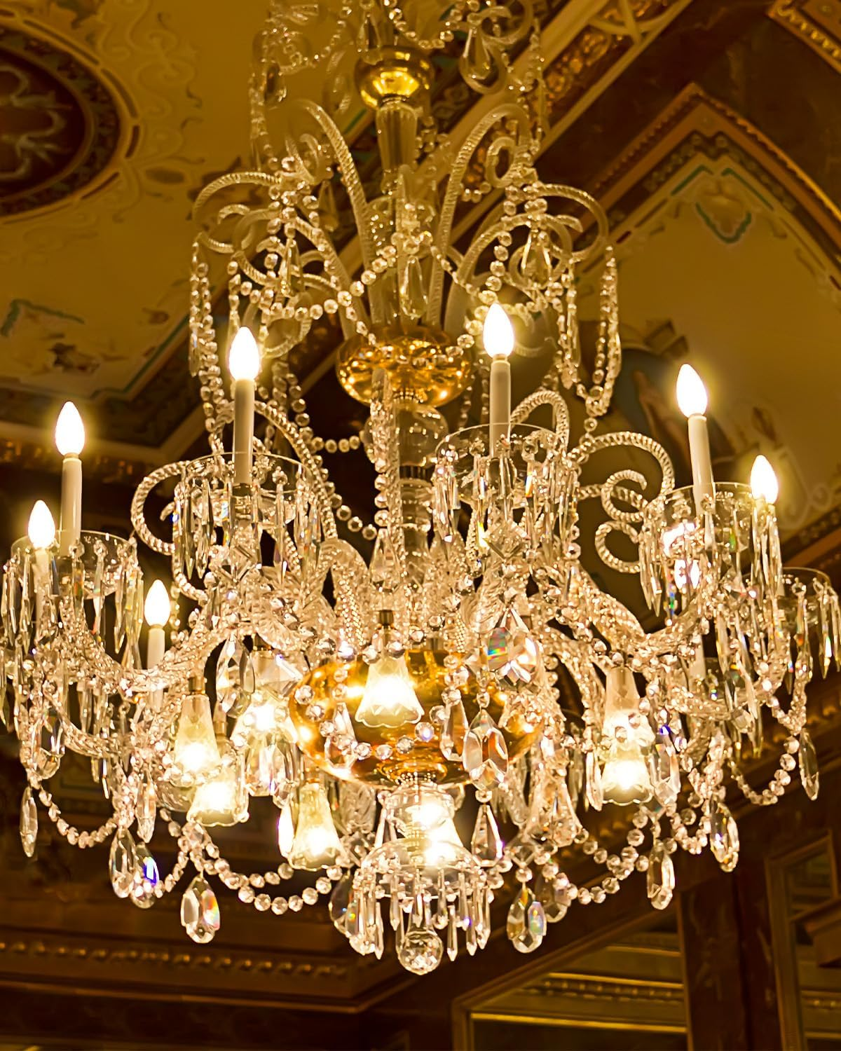 Doright E14 LED Filament Candle Bulb 4W, C35 SES Candle Light Bulbs - 4W LED Equivalent 40W Halogen - Warm White 2700K - Non Dimmable - 2 Packs