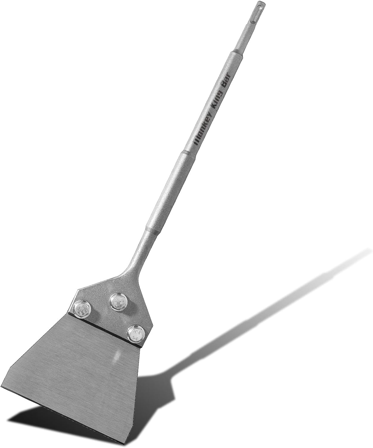 Monkeykingbar 5" Sds-Plus Floor Scraper Chisel - Flooring Removal Tool for Thinset & Tile Chisel Used for Clean Old Tiles, Laminates, Rust, and More (5.1X17.1") image number 1