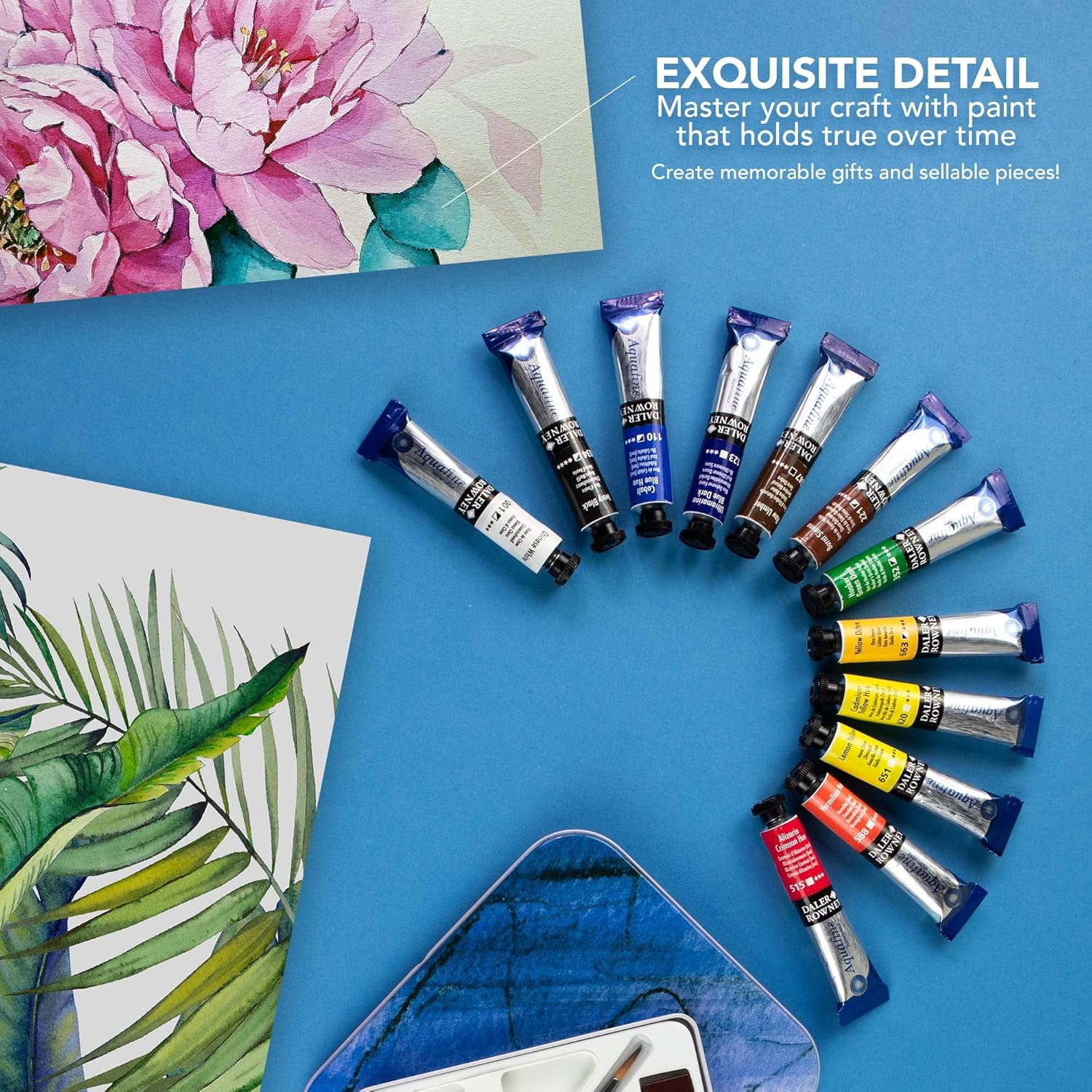 Daler Rowney Aquafine Watercolor Introduction Set, 8 Ml (12 Pieces) image number 5