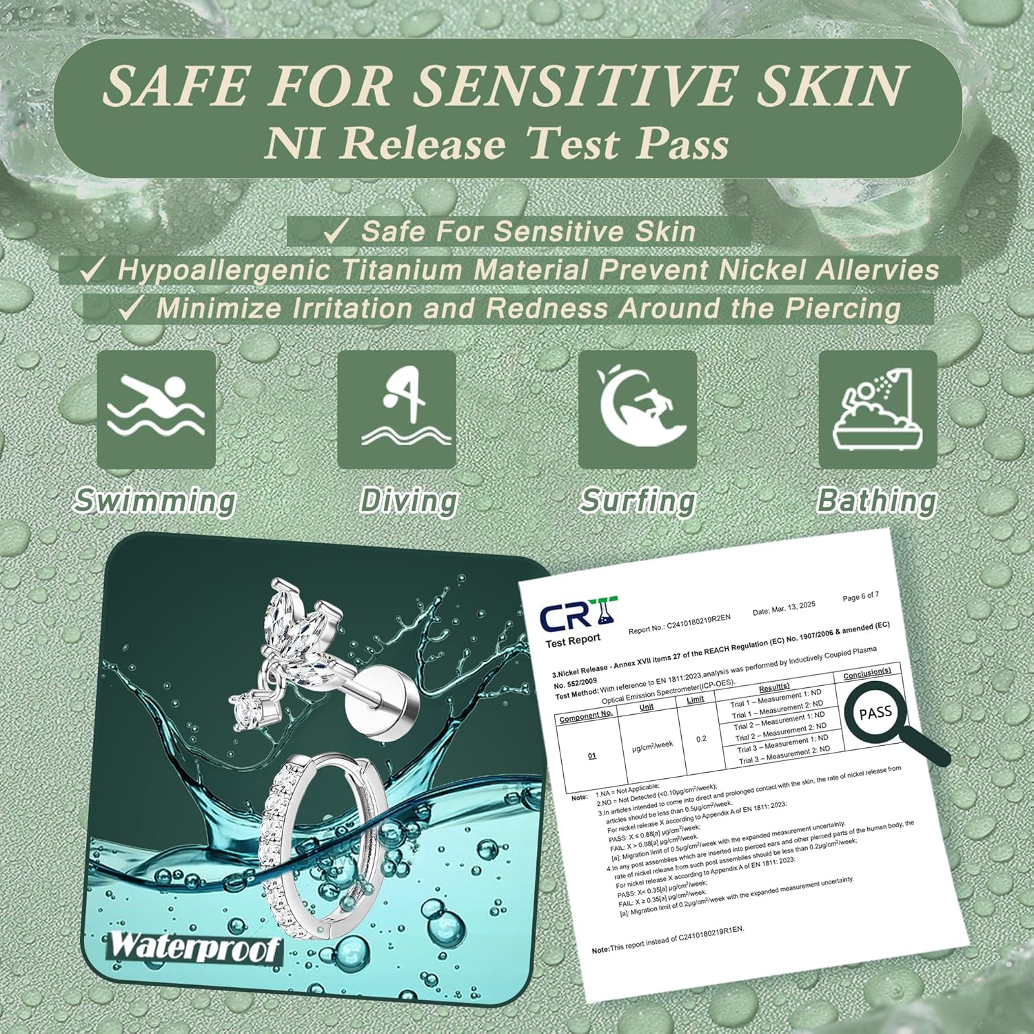 Kakonia 15 Pcs Helix Piercing Jewellery Surgical Steel Flat Back Earrings for Women Forward Helix Stud Hoop Earrings Cartilage Earrings Silver Gold Daith Tragus Rook Conch Piercing Jewellery