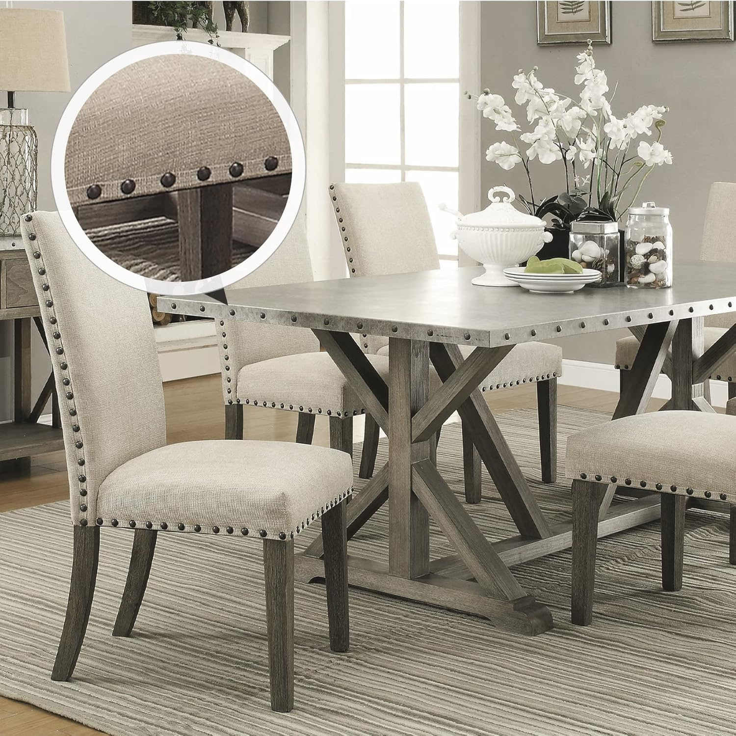 Piutouyar 200 Pcs Black Upholstery Tacks Antique Metal Thumb Tacks round Head Upholstery Pins for Upholstered Furniture Cork Board DIY Projects or Home Decor 9 X 13Mm